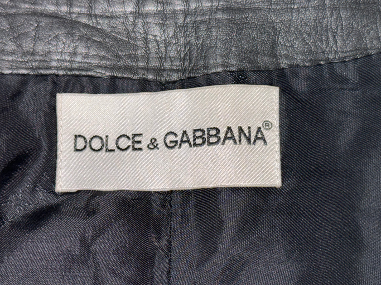Vintage 1990's Dolce & Gabbana Leopard Print Fur Pencil Skirt