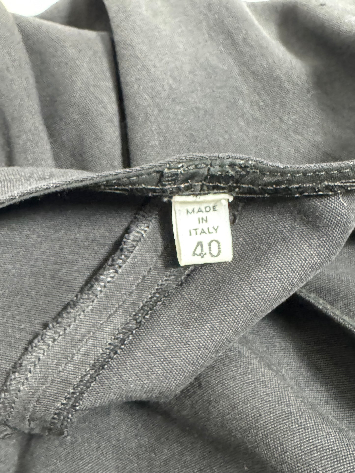 1990's Maison Martin Margiela Black Large Cut-Out L/S Mini Dress