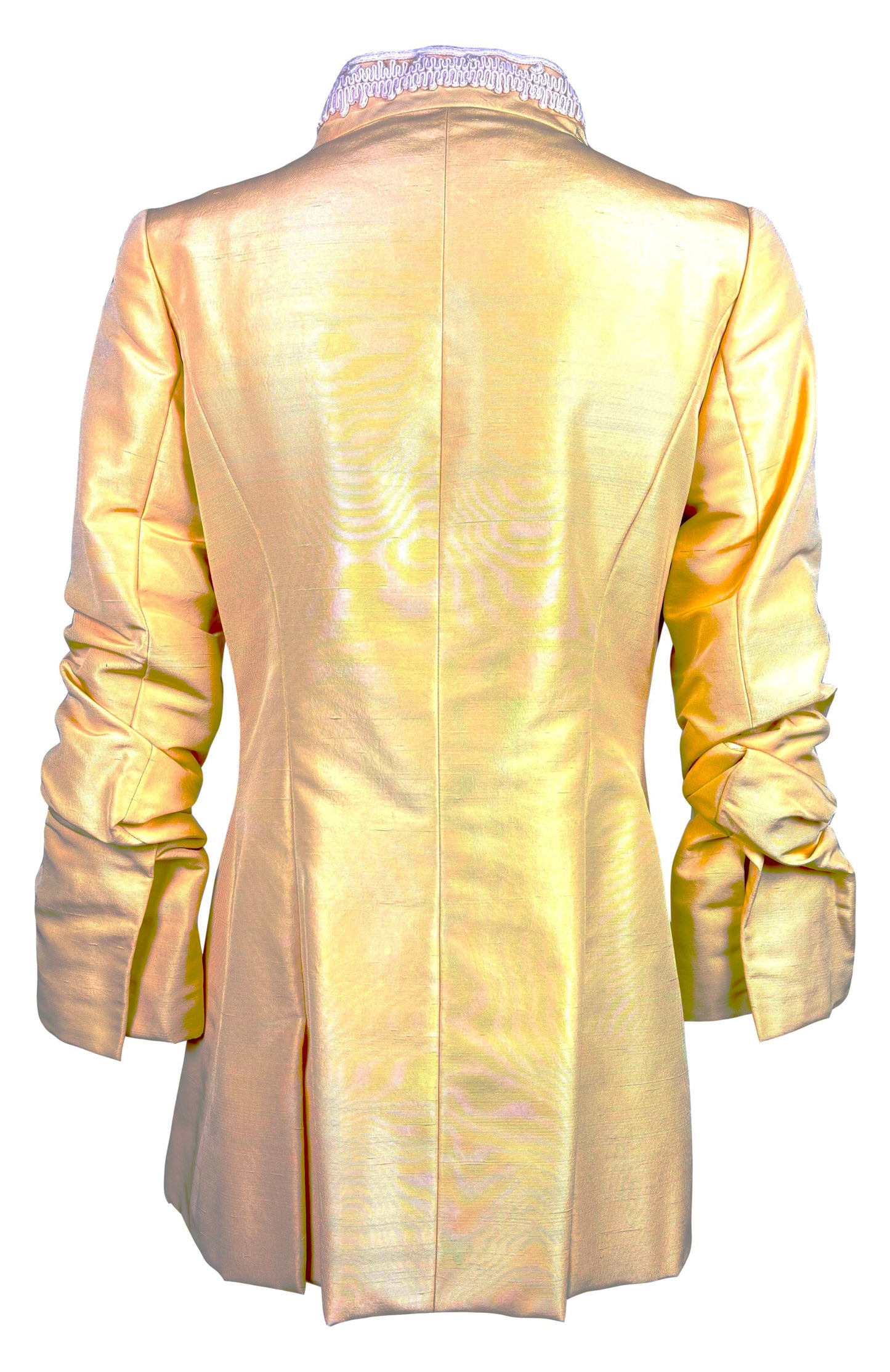 S/S 1991 Jean Paul Gaultier Haute Couture Yellow Embellished Jacket