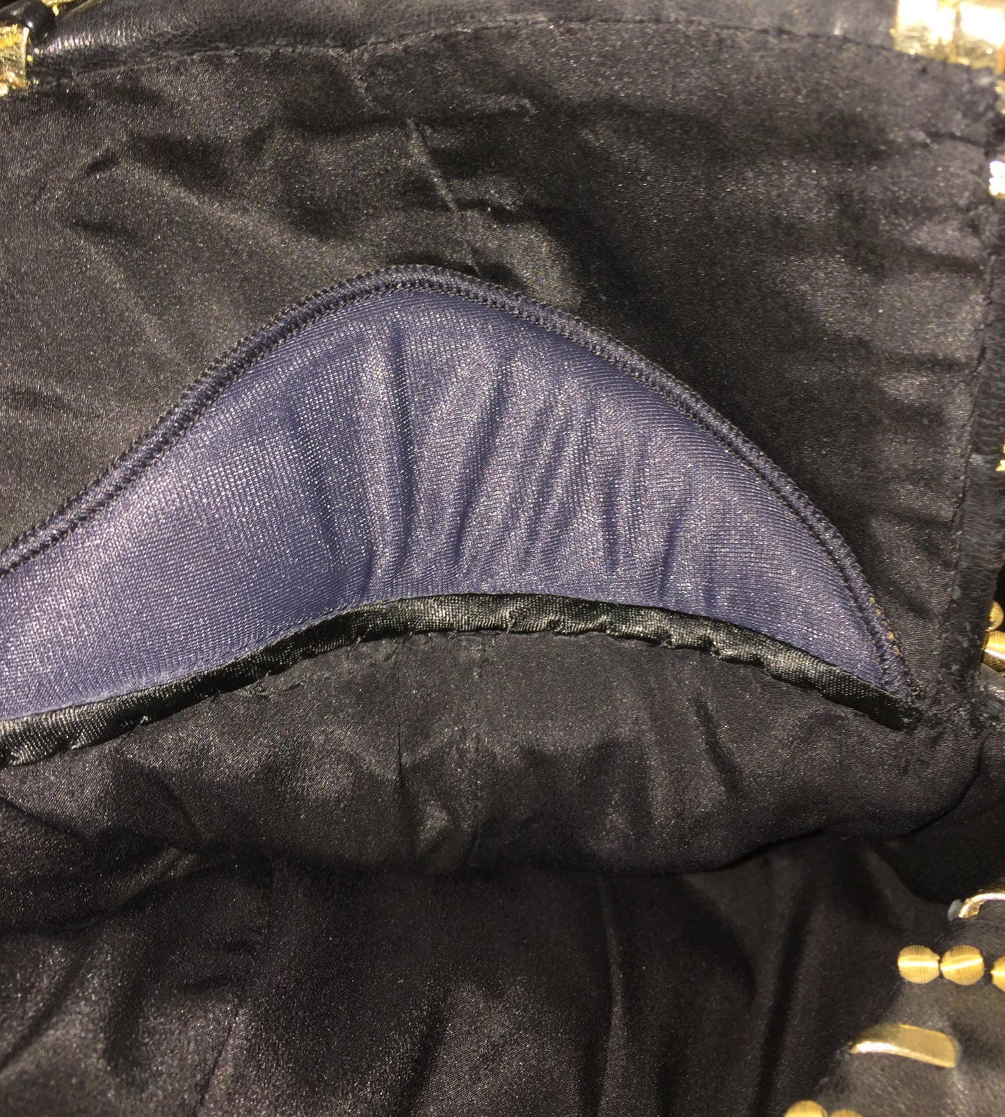 RARE F/W 1992 Atelier Versace Couture by Gianni Runway Black Leather Gold Embellished Mini Dress