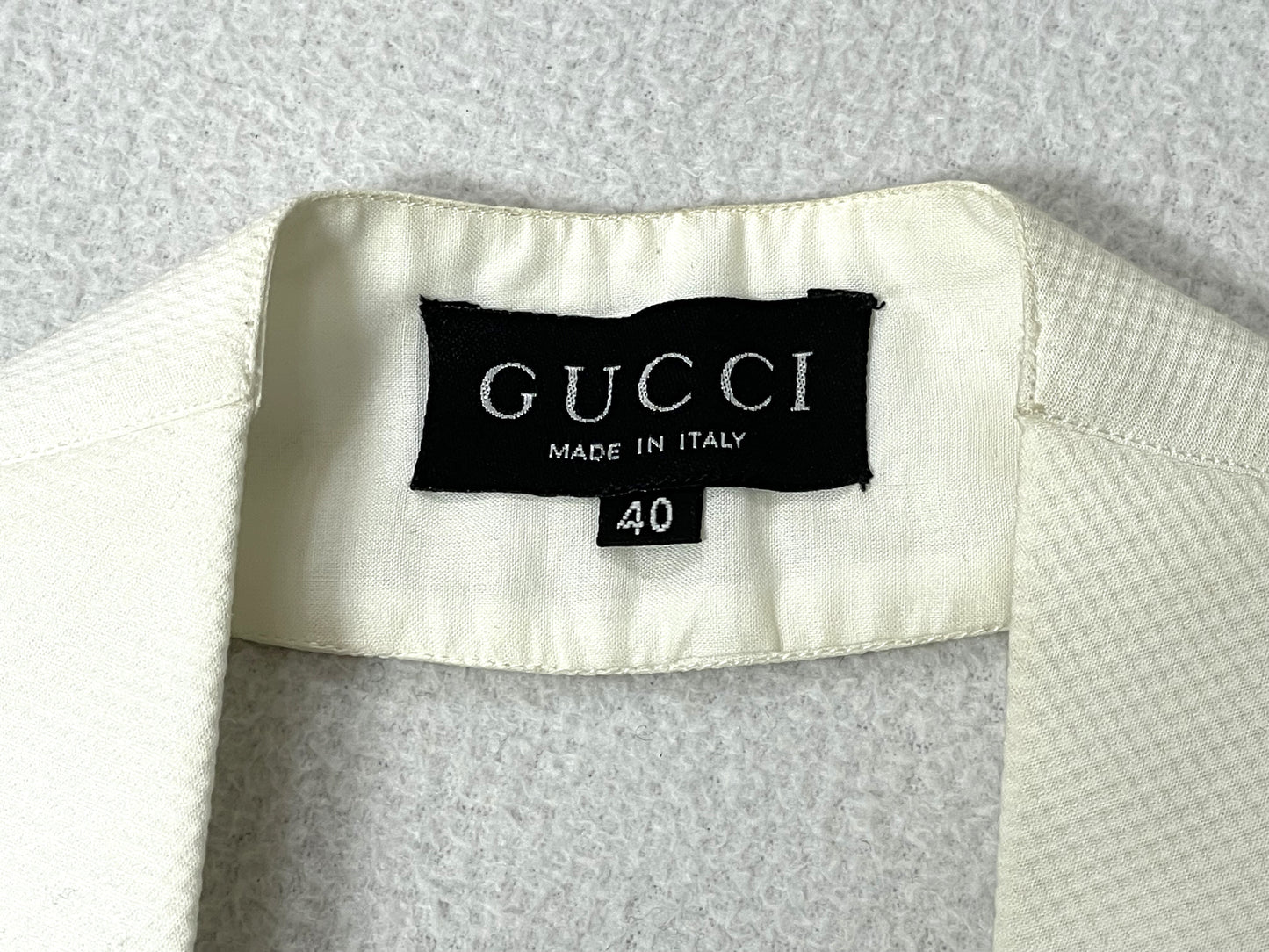 F/W 1994 Gucci by Tom Ford Runway White Plunging Vest Top