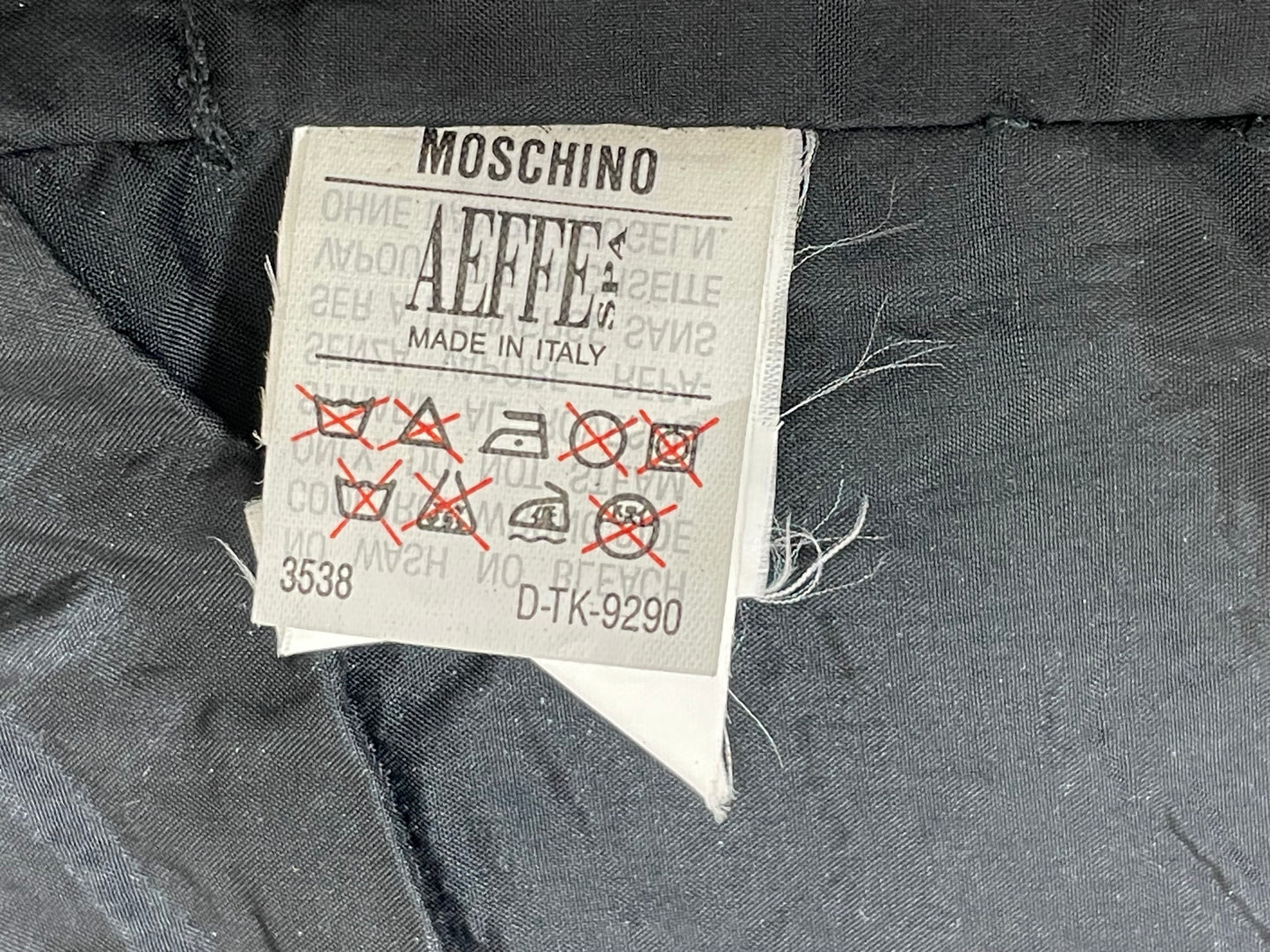 S/S 1994 Moschino Couture Runway Gold Safety Pin Bustier Top