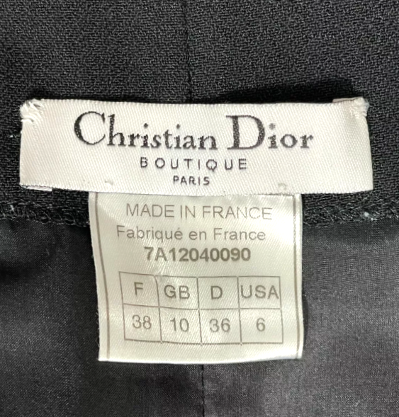 F/W 1997 Christian Dior by John Galliano Black Beaded Straps Jumpsuit Romper