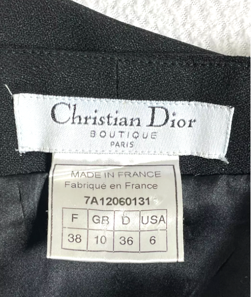 F/W 1997 Christian Dior by John Galliano Black Beaded Choker Lace High Slits Mini Dress