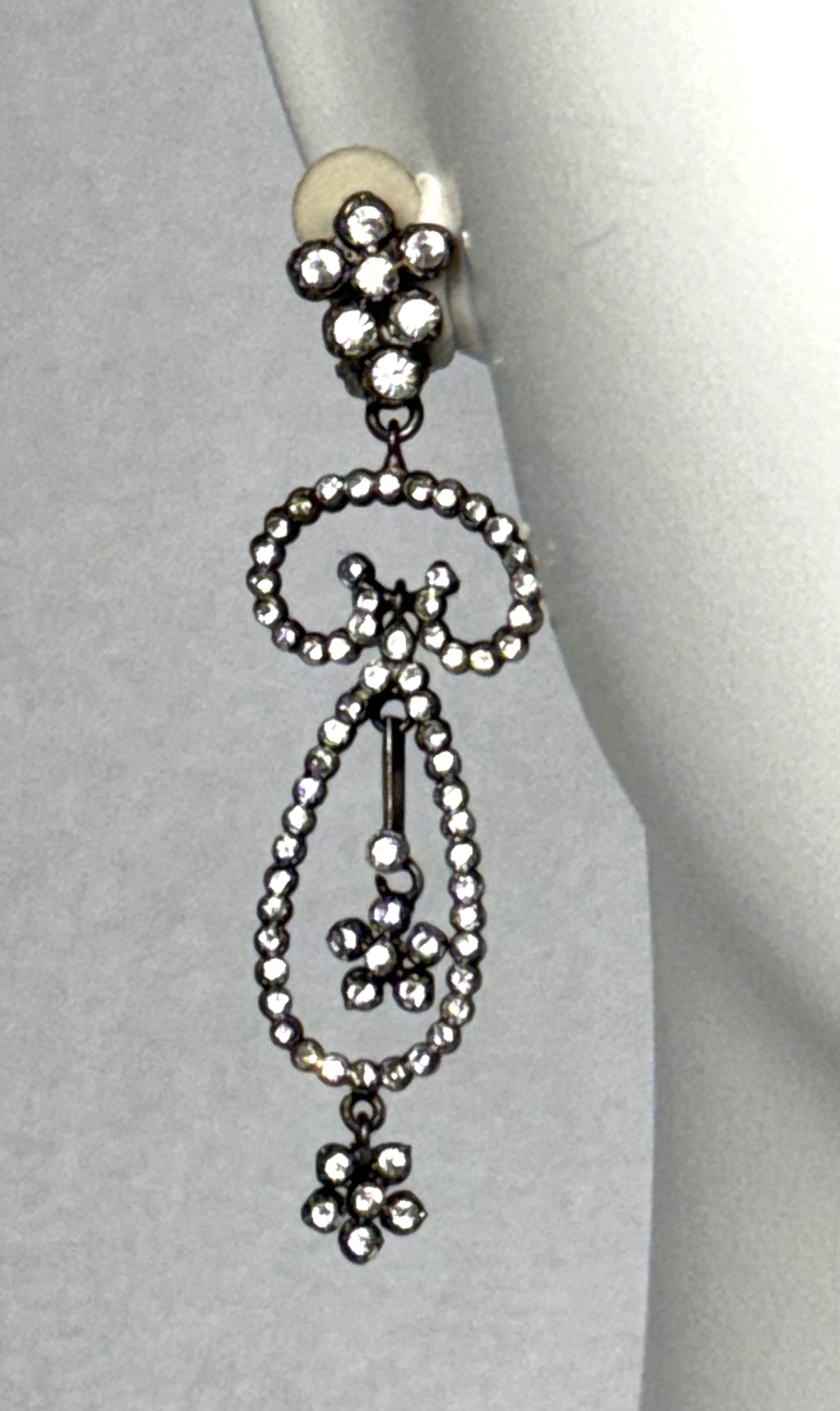F/W 1997 Christian Dior by John Galliano Large Crystal Drop Earrings & 2 Necklace Set
