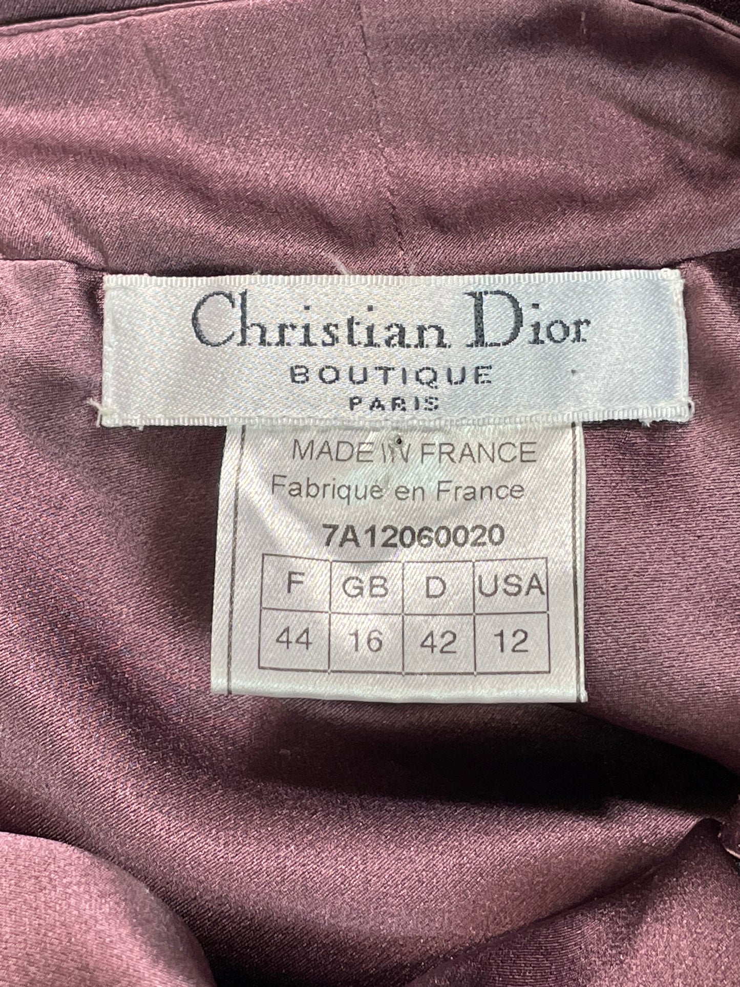 F/W 1997 Christian Dior by John Galliano Runway Black High Slit Backless Dress