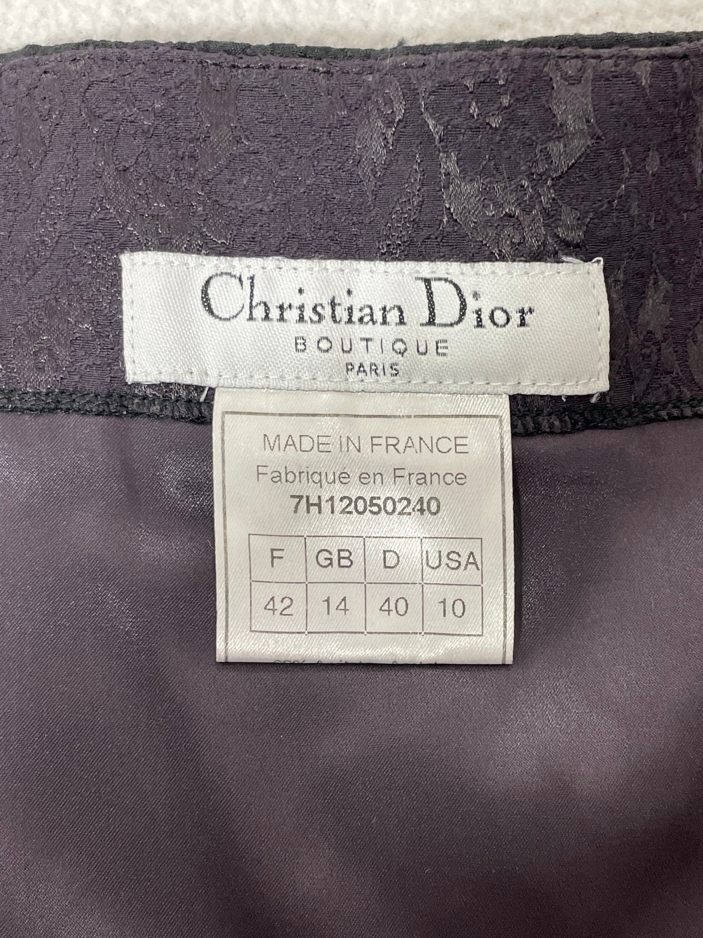 F/W 1997 Christian Dior by John Galliano Plum Purple Strapless Bustier Crop Top