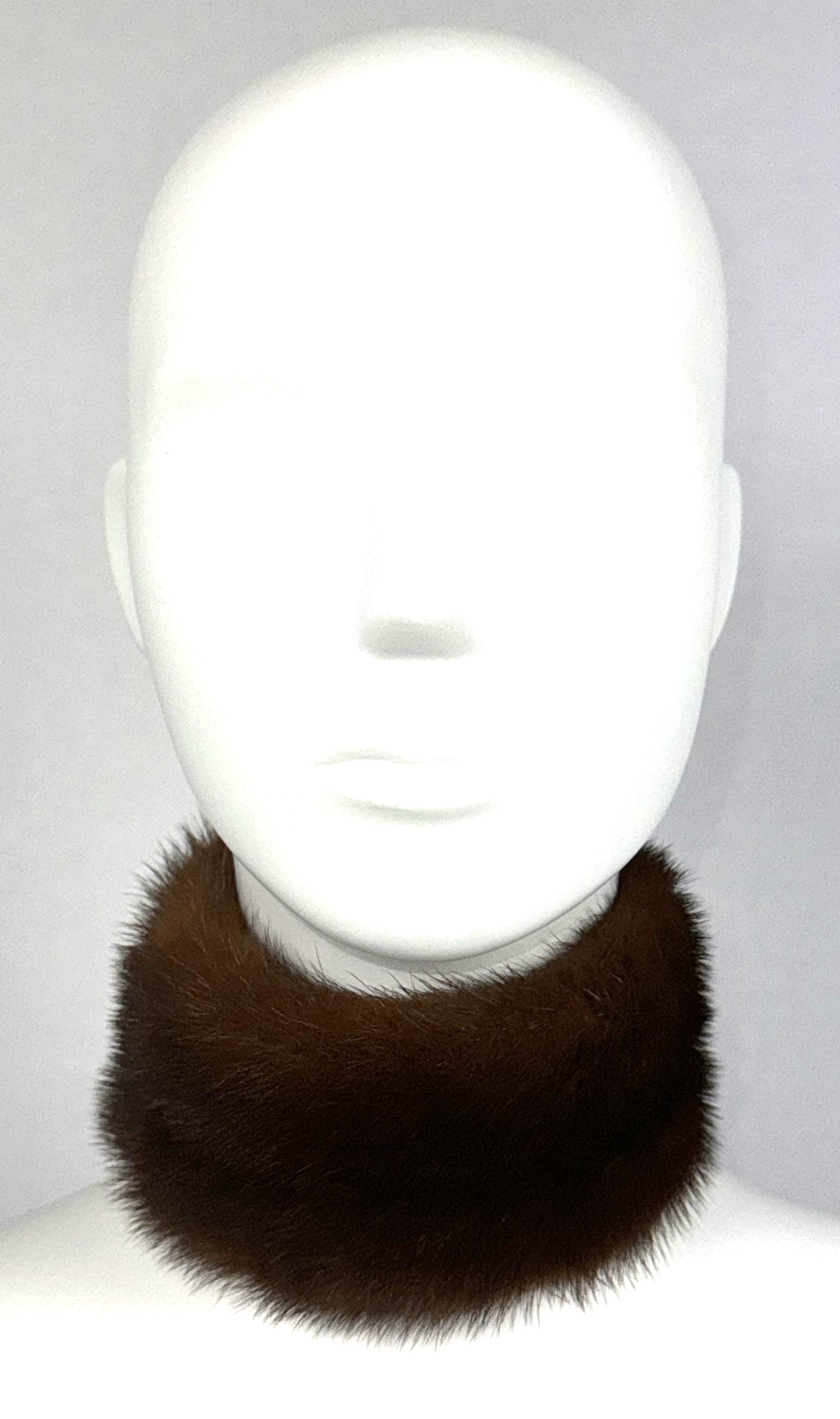 F/W 1997 Gianfranco Ferre Runway Mink Fur Choker Collar Necklace