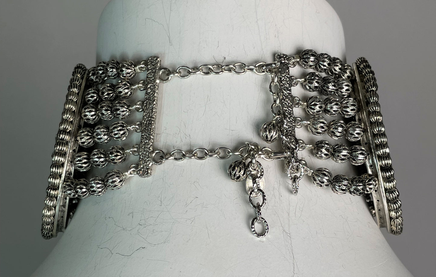 F/W 1998 Christian Dior by John Galliano Runway Large Cameo Choker Necklace & Earrings Set