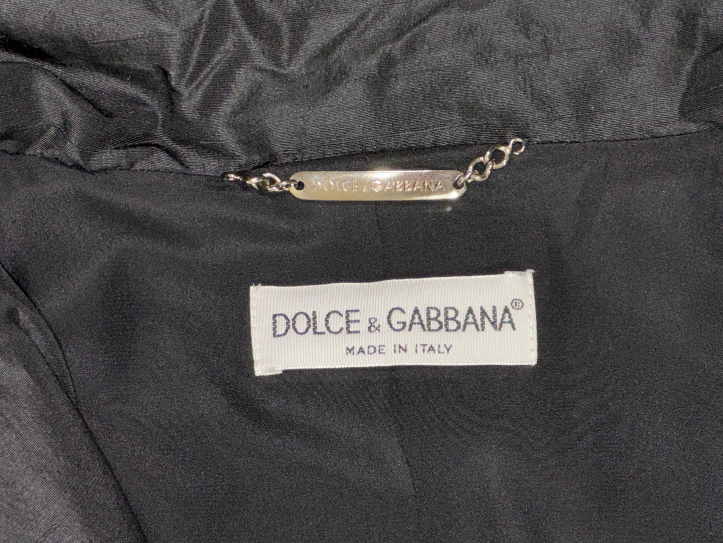 NWT F/W 1998 Dolce & Gabbana Runway Butterfly Painted Silk Kimono Coat