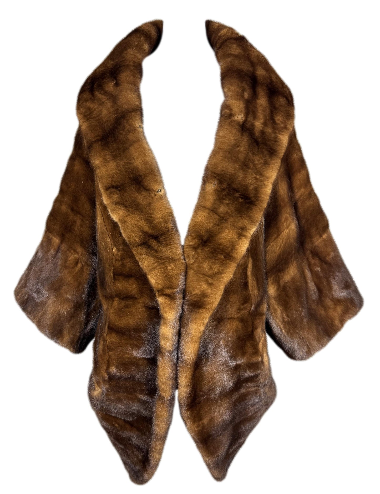 Vintage F/W 1998 John Galliano 1920's Style Mink Fur Cocoon Coat