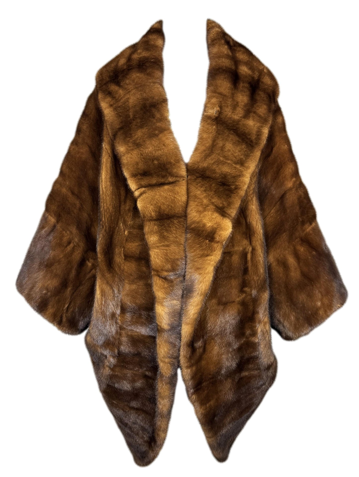 Vintage F/W 1998 John Galliano 1920's Style Mink Fur Cocoon Coat