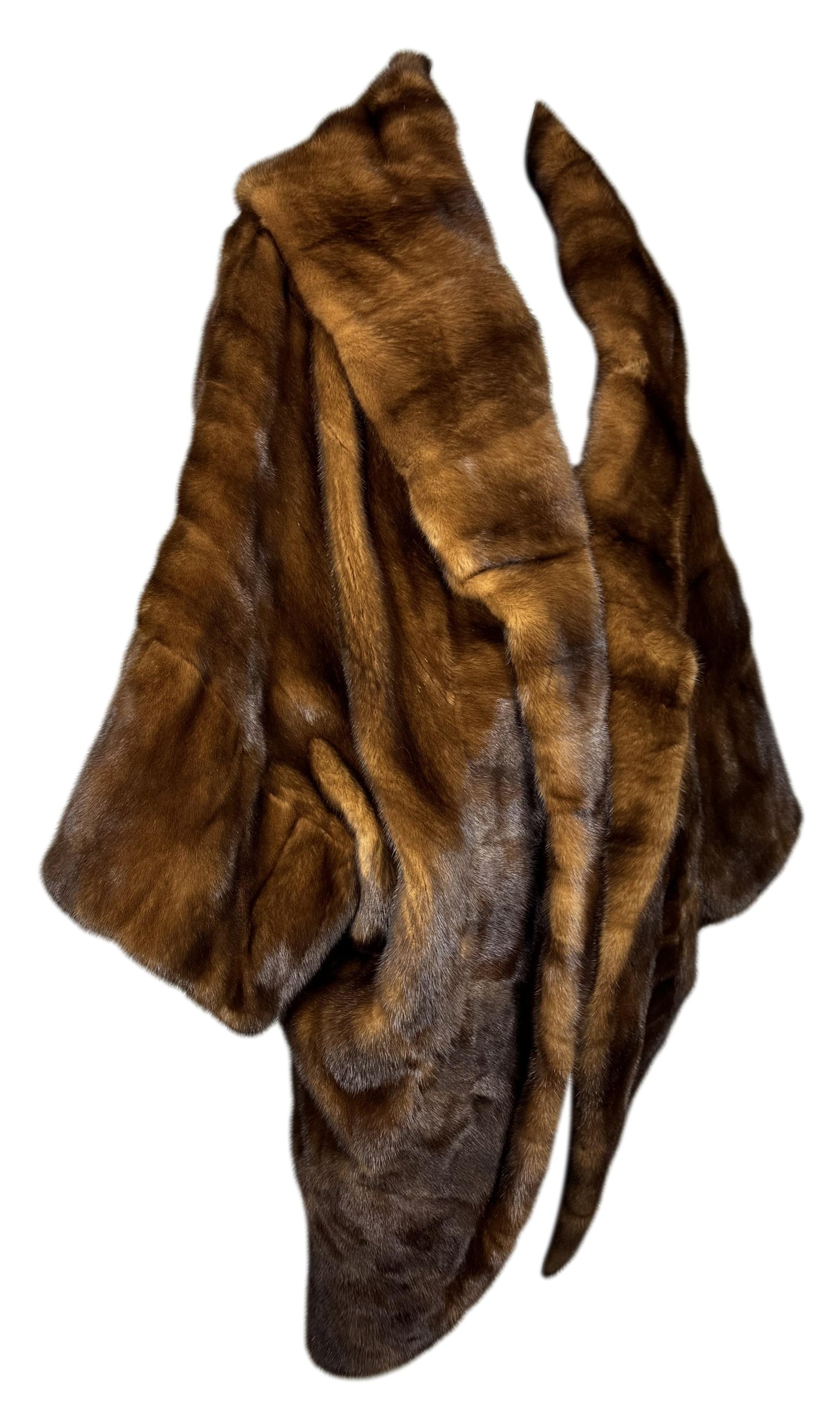 Vintage F/W 1998 John Galliano 1920's Style Mink Fur Cocoon Coat