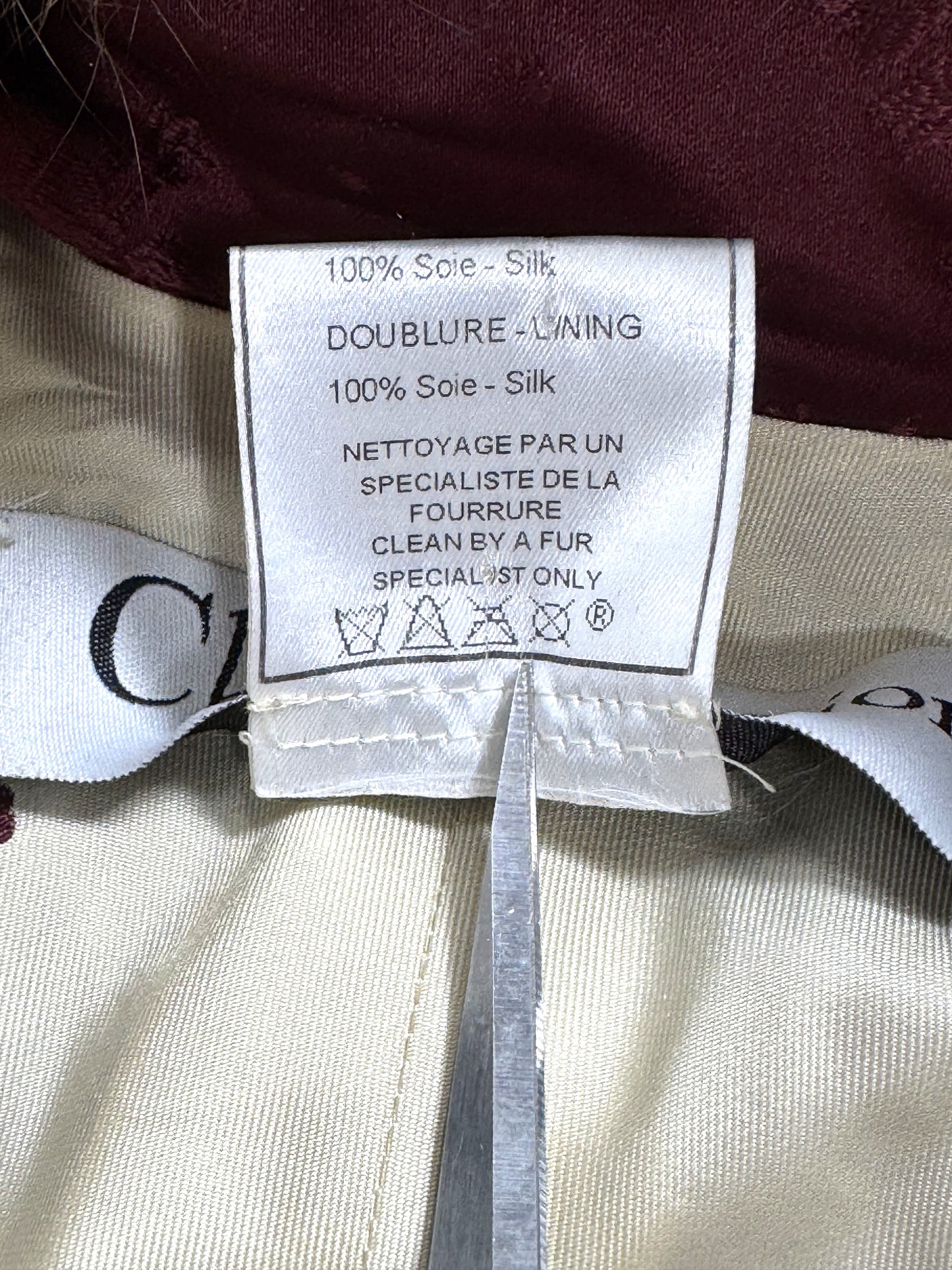 S/S 1998 Christian Dior x John Galliano EXTREMELY RARA Burgundy Opera Coat w Sable Fur