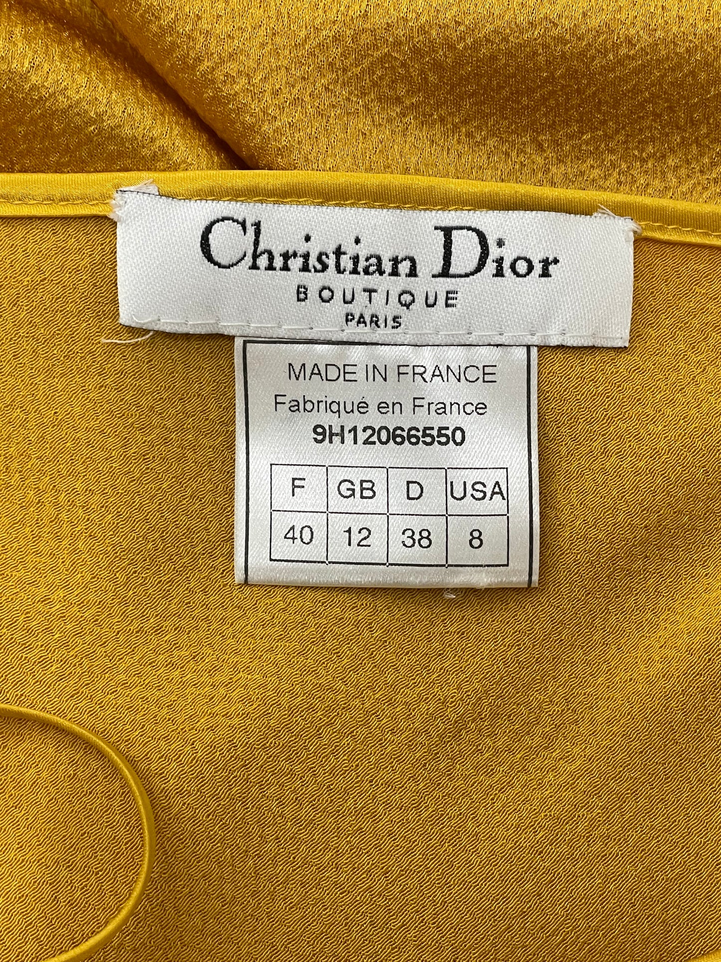F/W 1999 Christian Dior by John Galliano Runway Gold Marigold Satin Maxi Slip Dress w High Slit