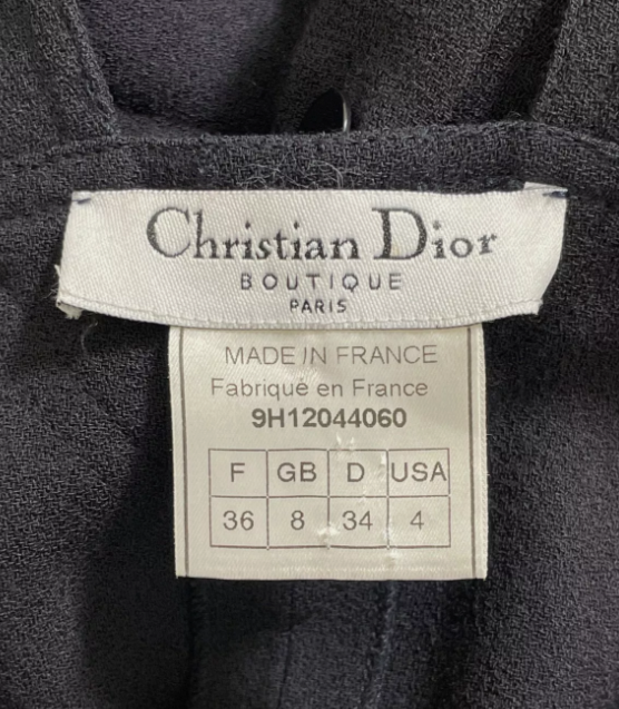 F/W 1999 Christian Dior by John Galliano Runway Black Wide Leg Jumpsuit Overalls