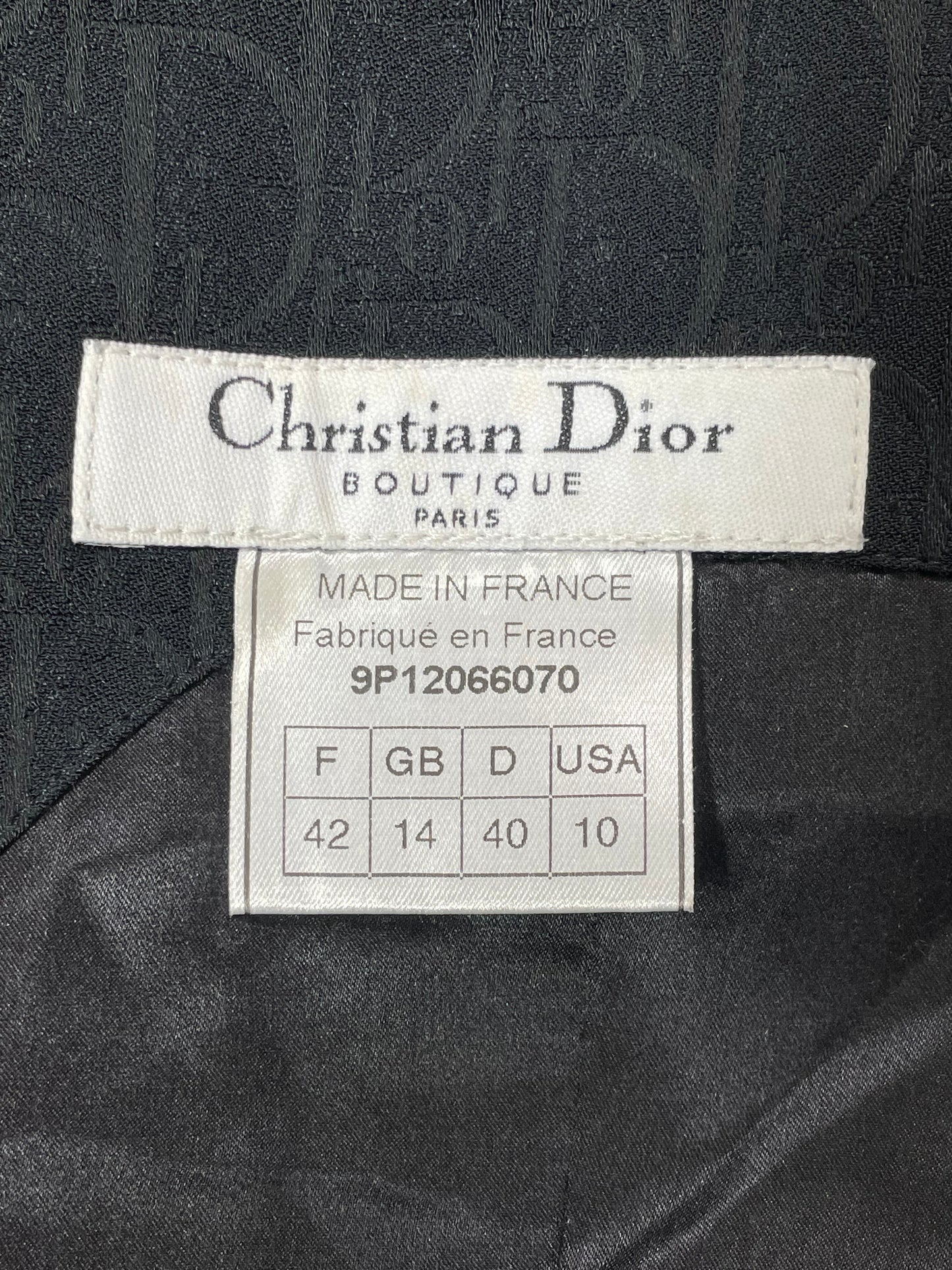Vintage 1999 Christian Dior by John Galliano Black Logo Monogram Pleated Skater School Girl Mini Dress