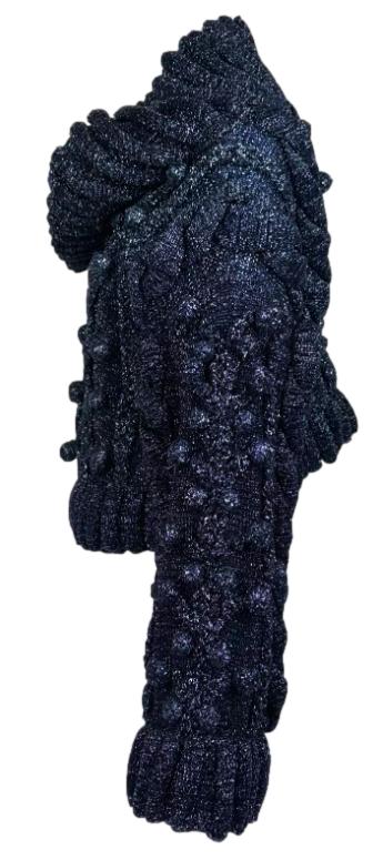 S/S 1999 Christian Dior Haute Couture by John Galliano Runway Pom Sweater Top