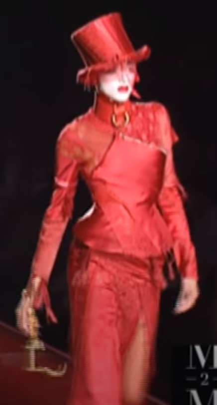 *EXTREMELY RARE* ARCHIVAL F/W 2000 Christian Dior by John Galliano Haute Couture Runway Silver Crystal Bondage Handcuffs Bracelet