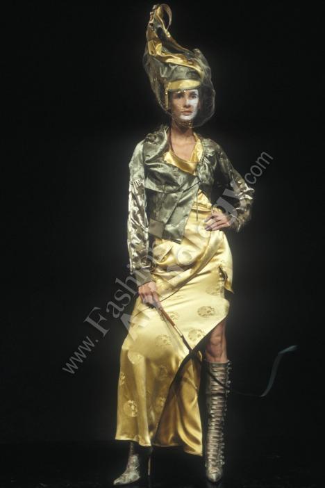 S/S 2000 Christian Dior by John Galliano Runway Green Star Track Jacket