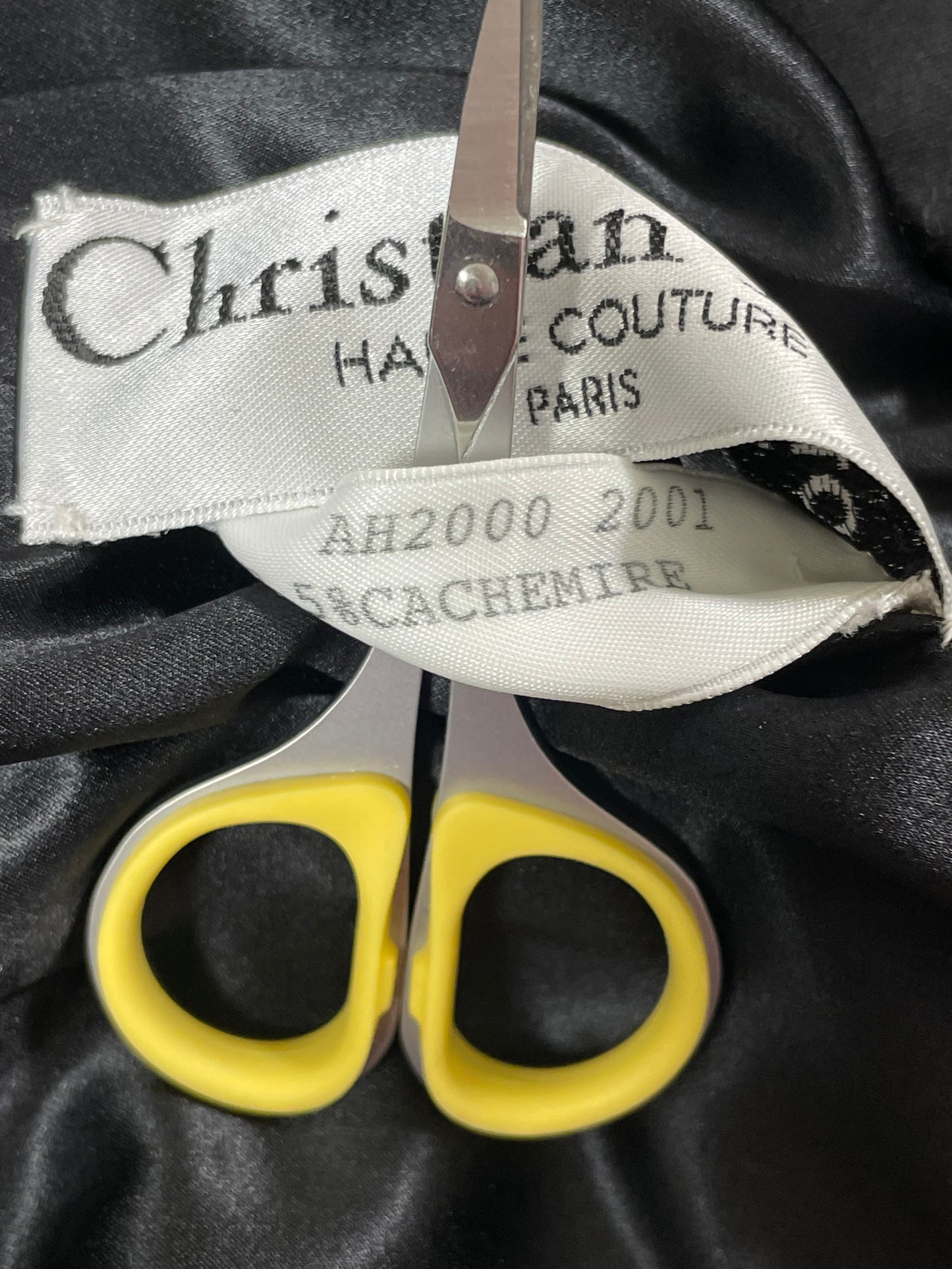 F/W 2000 Christian Dior by John Galliano Haute Couture 40's Vixen Pin-Up Black Wasp Waist Skirt Suit