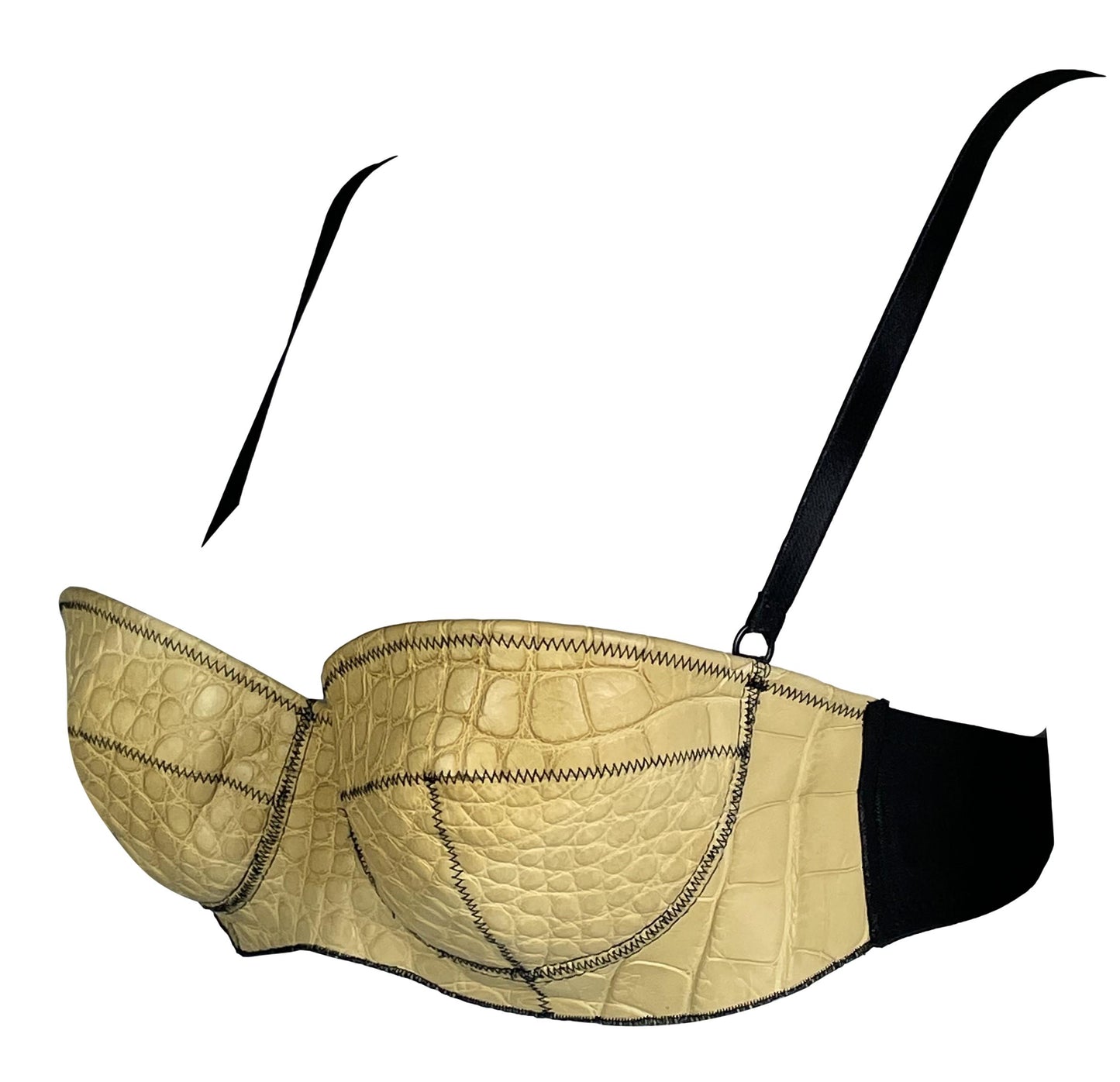 F/W 2000 Dolce & Gabbana Alligator Bra Top