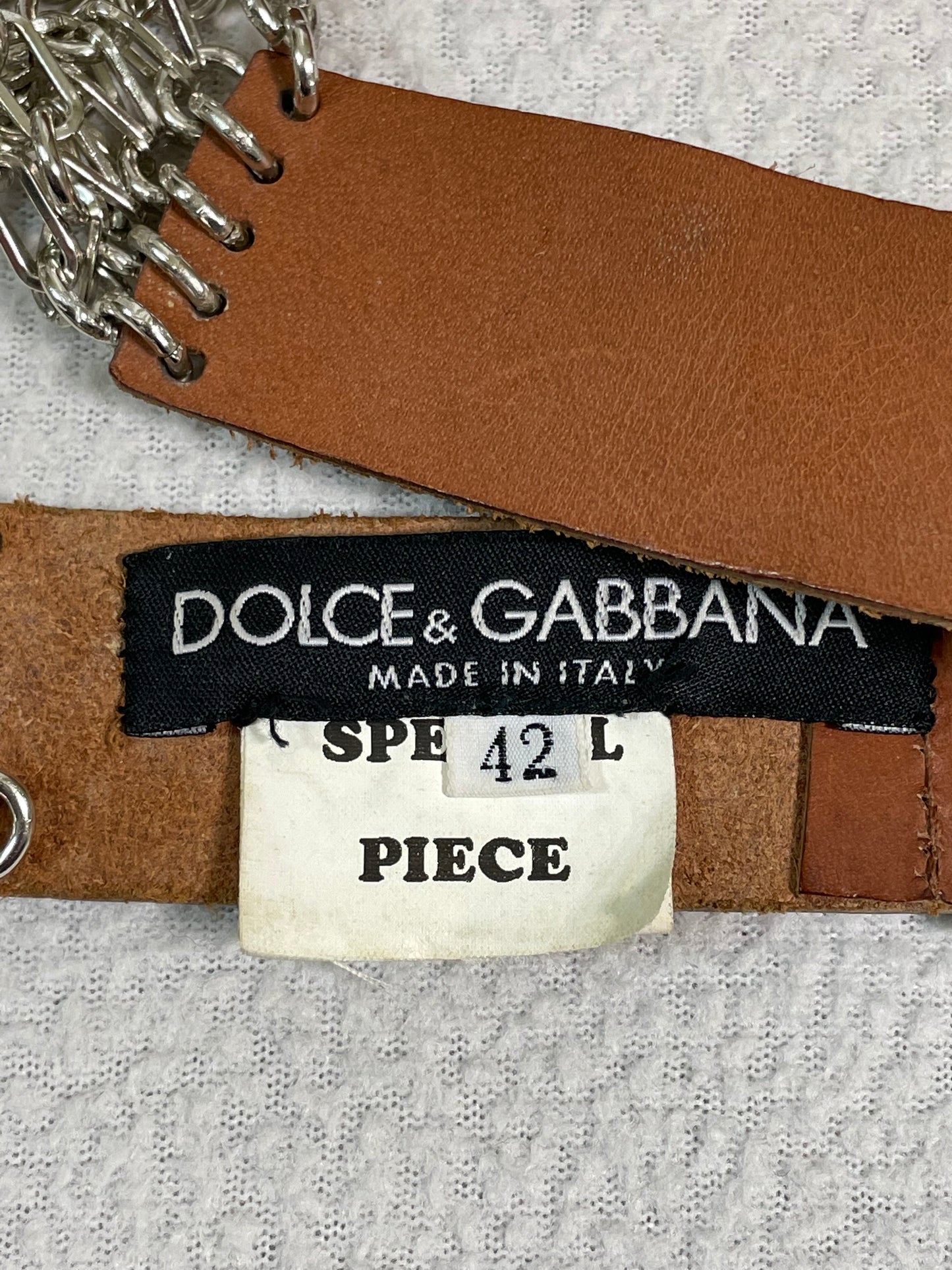 S/S 2003 Dolce & Gabbana Silver Chainmail Metal Mesh Leather Buckle Straps Mini Dress