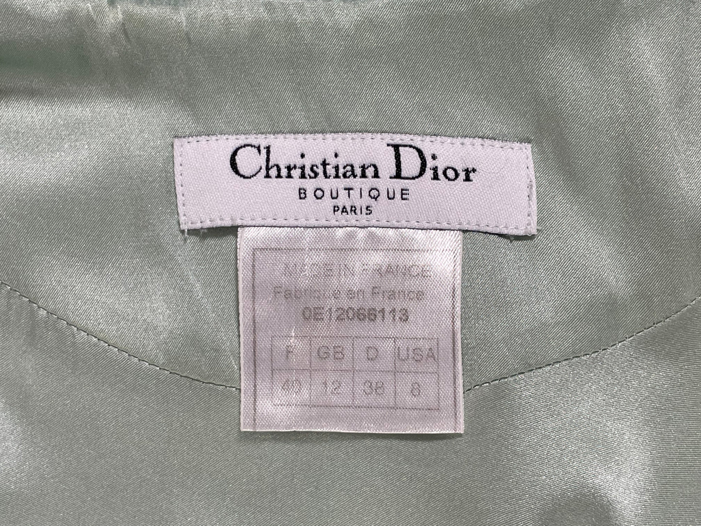S/S 2000 Christian Dior by John Galliano Runway Blue Chinoiserie Zipper Accent Mermaid Gown Dress