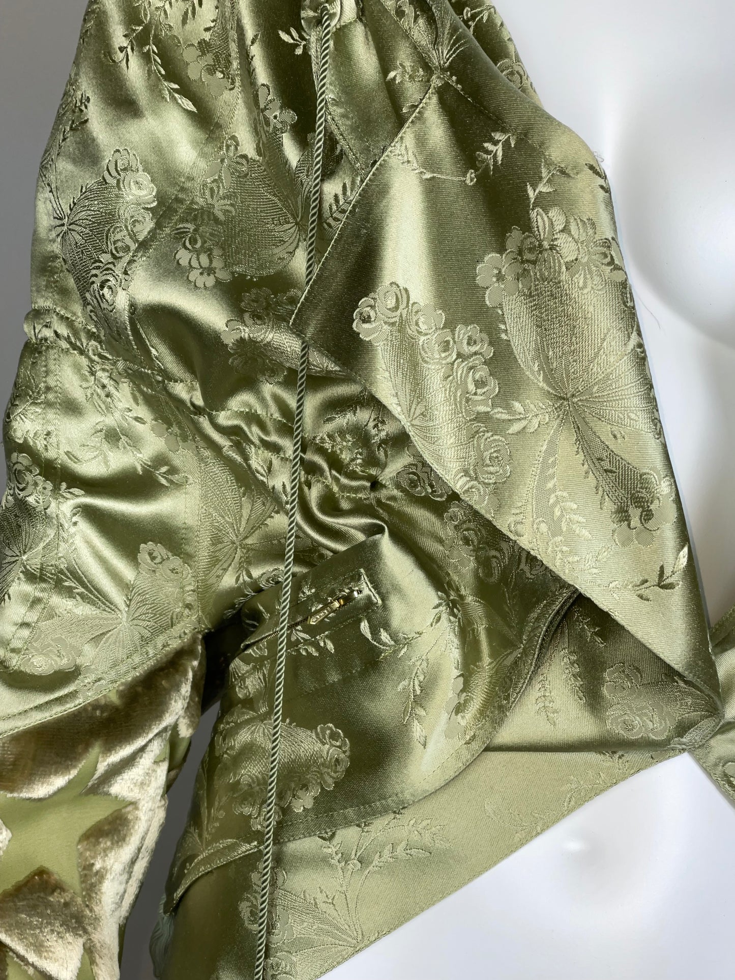 S/S 2000 Christian Dior by John Galliano Runway Green Star Track Jacket