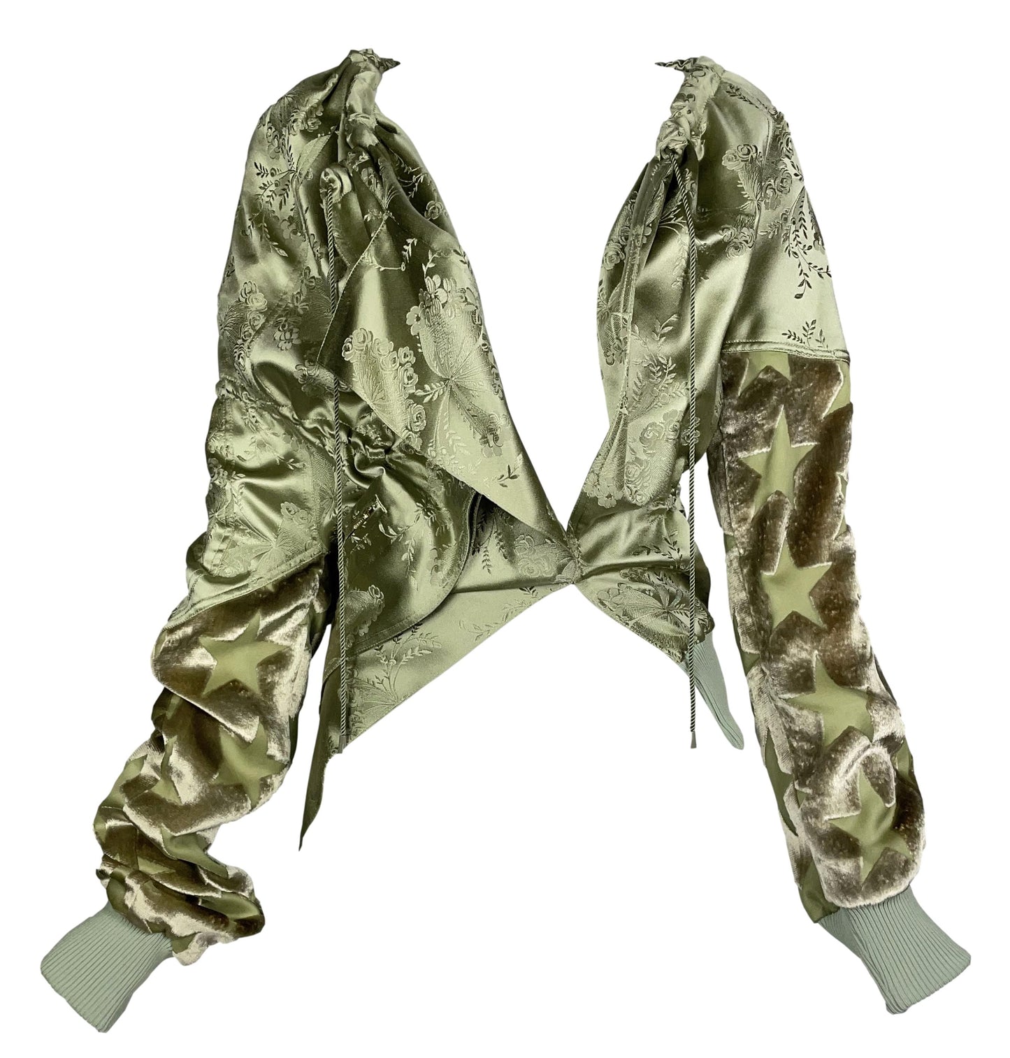S/S 2000 Christian Dior by John Galliano Runway Green Star Track Jacket