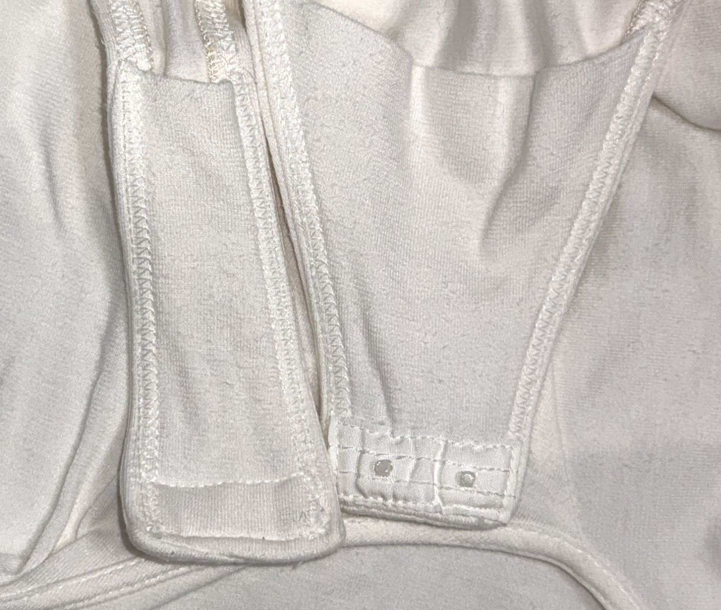 S/S 2000 Christian Dior by John Galliano Semi-Sheer White Bodycon Bodysuit Top