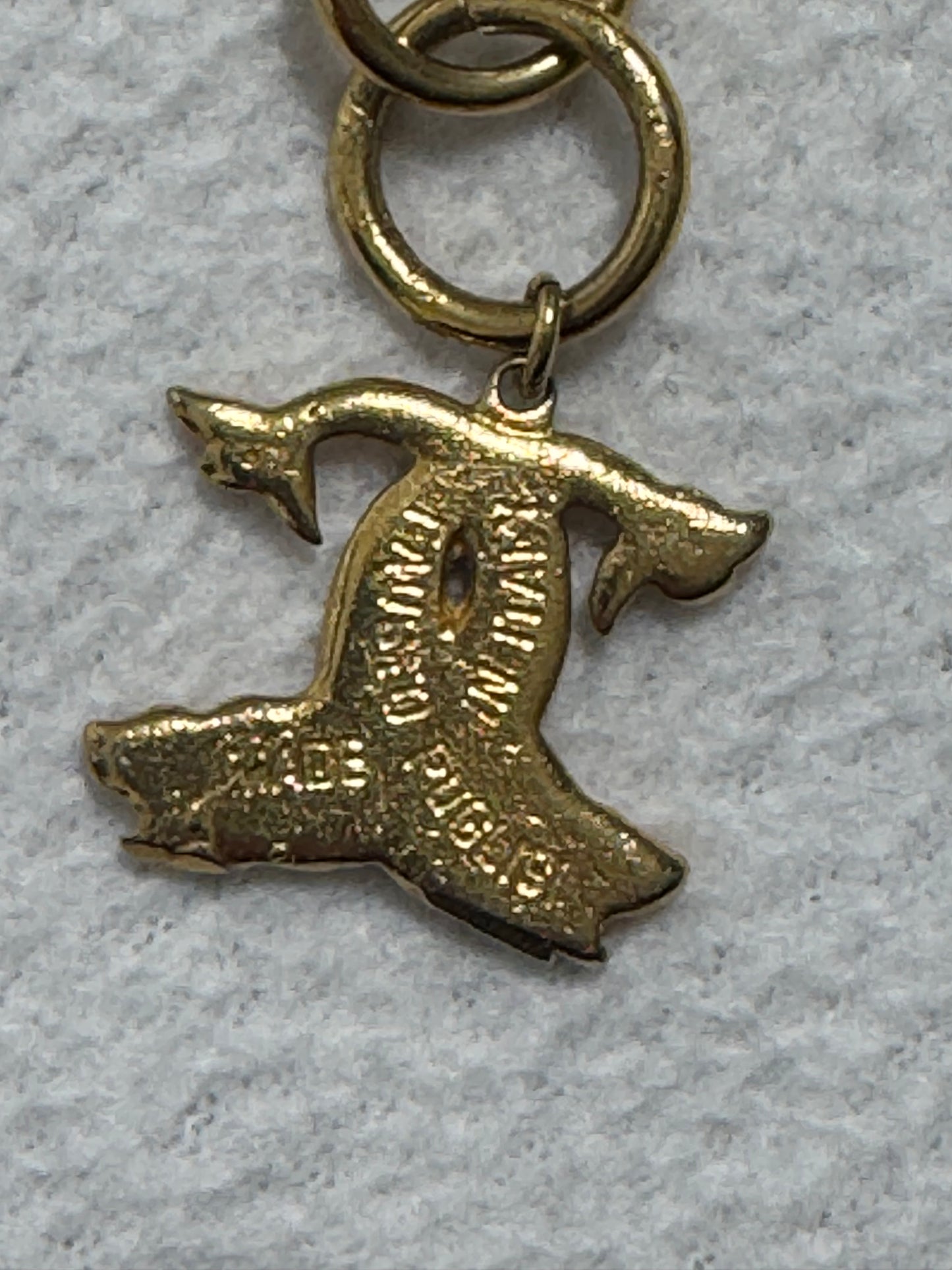 F/W 2001 RARE Fausto Puglisi Runway Huge Gold Crystal Crucifix Cross Chain Belt