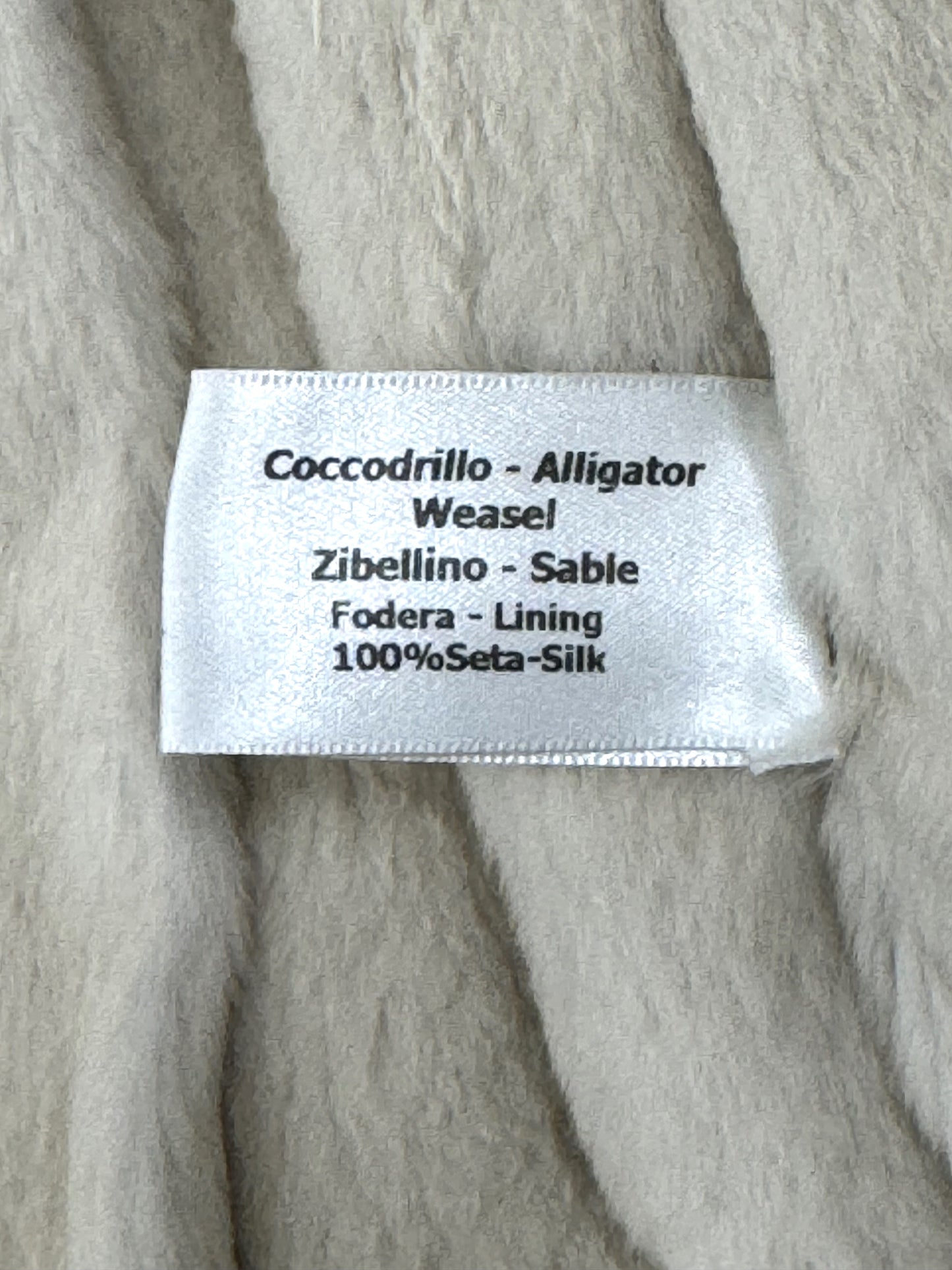 F/W 2005 Valentino Crocodile (Alligator) & Sable Fur Pure Luxury $$$ Jacket Coat