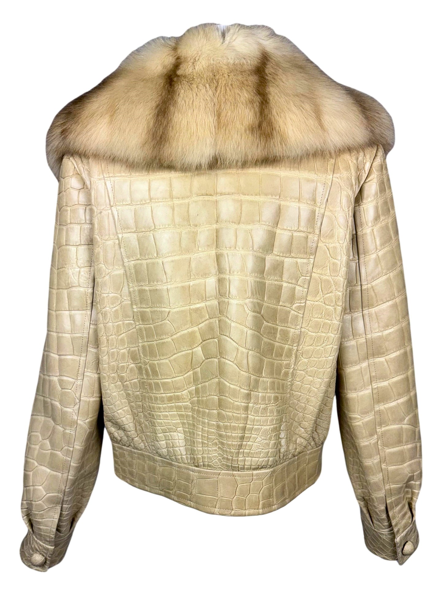 F/W 2005 Valentino Crocodile (Alligator) & Sable Fur Pure Luxury $$$ Jacket Coat