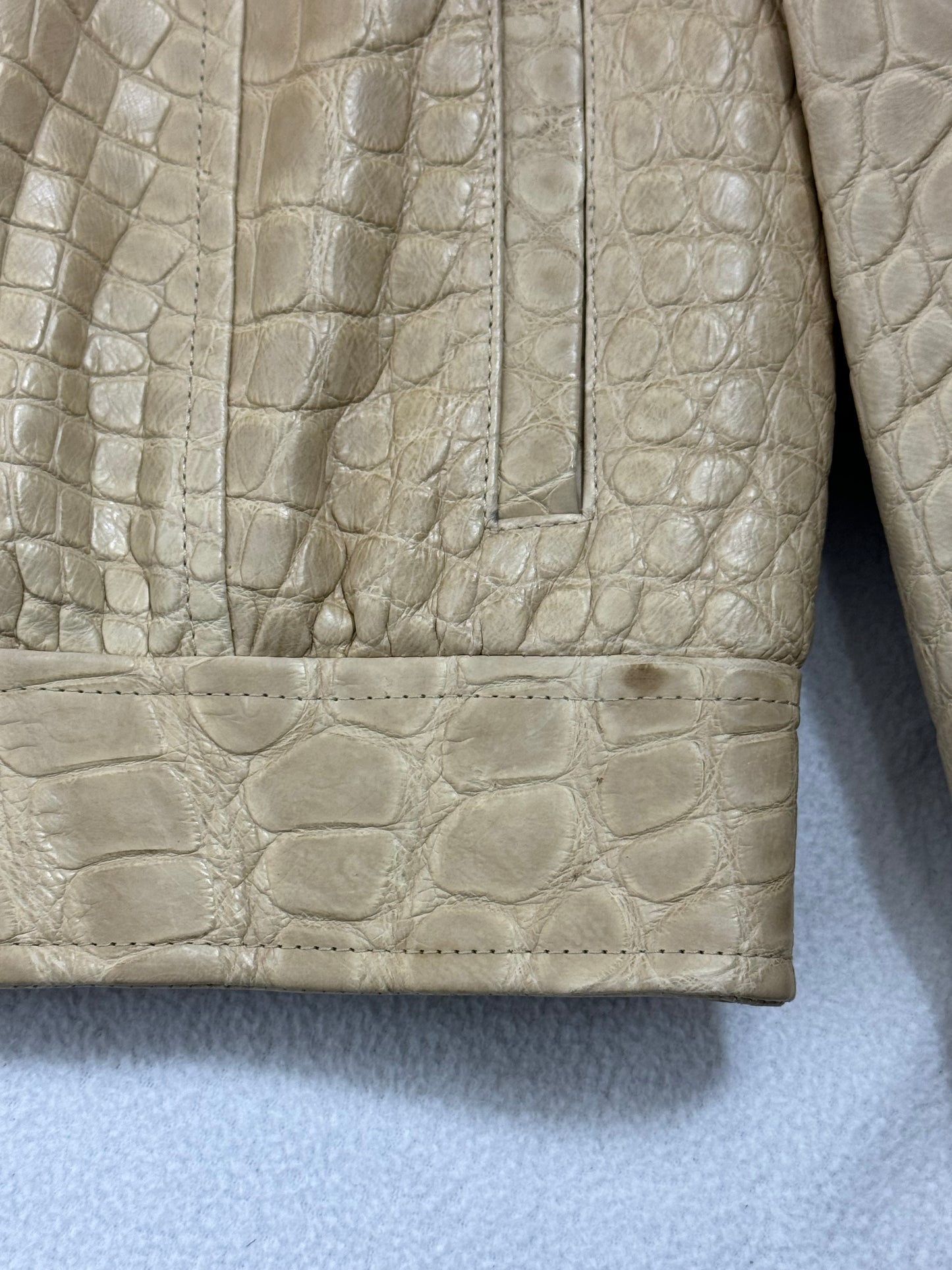 F/W 2005 Valentino Crocodile (Alligator) & Sable Fur Pure Luxury $$$ Jacket Coat