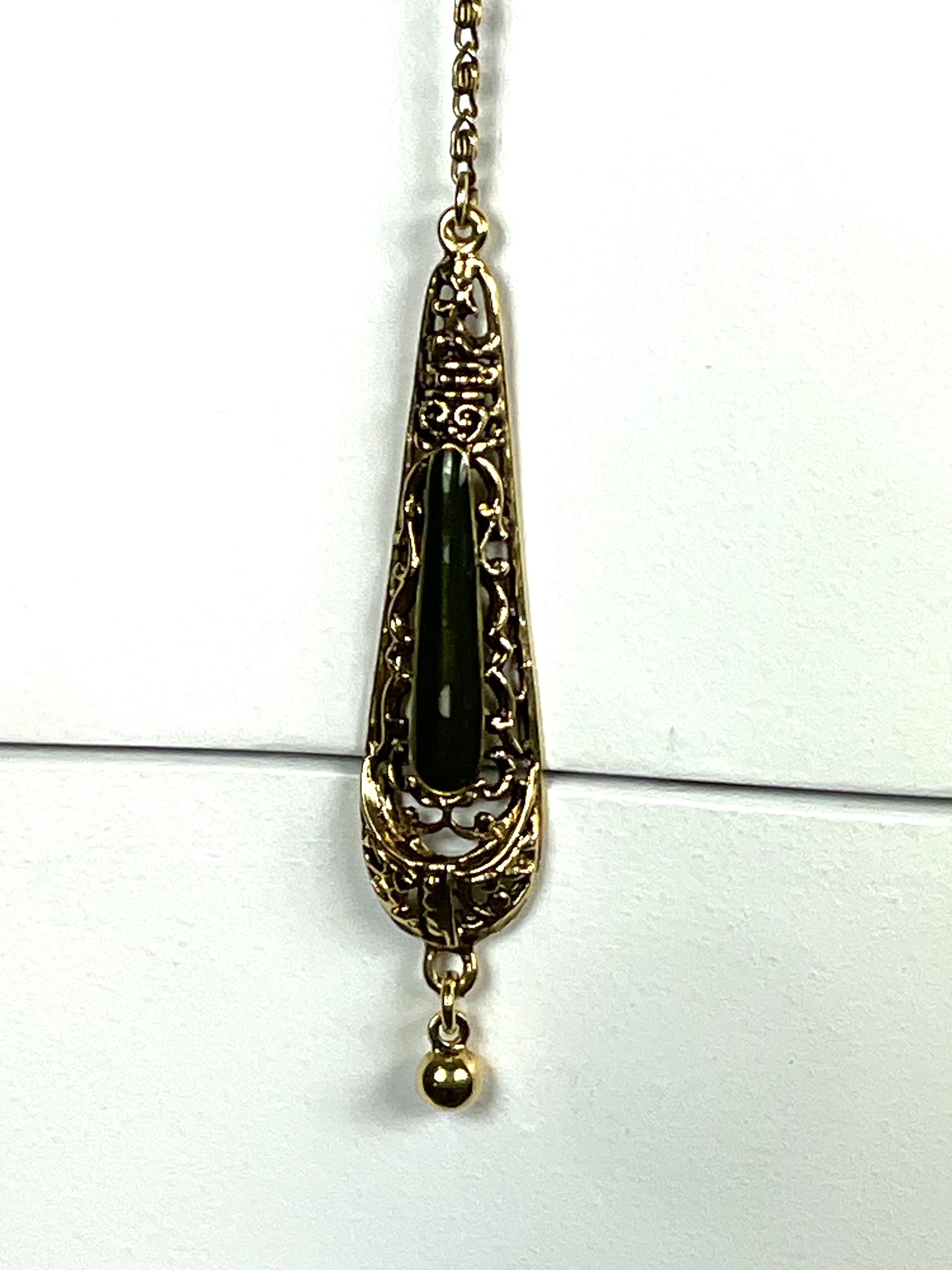 F/W 2001 Christian Dior by John Galliano Runway Large Gold Japanese 1920's Style Art Deco Fan Necklace
