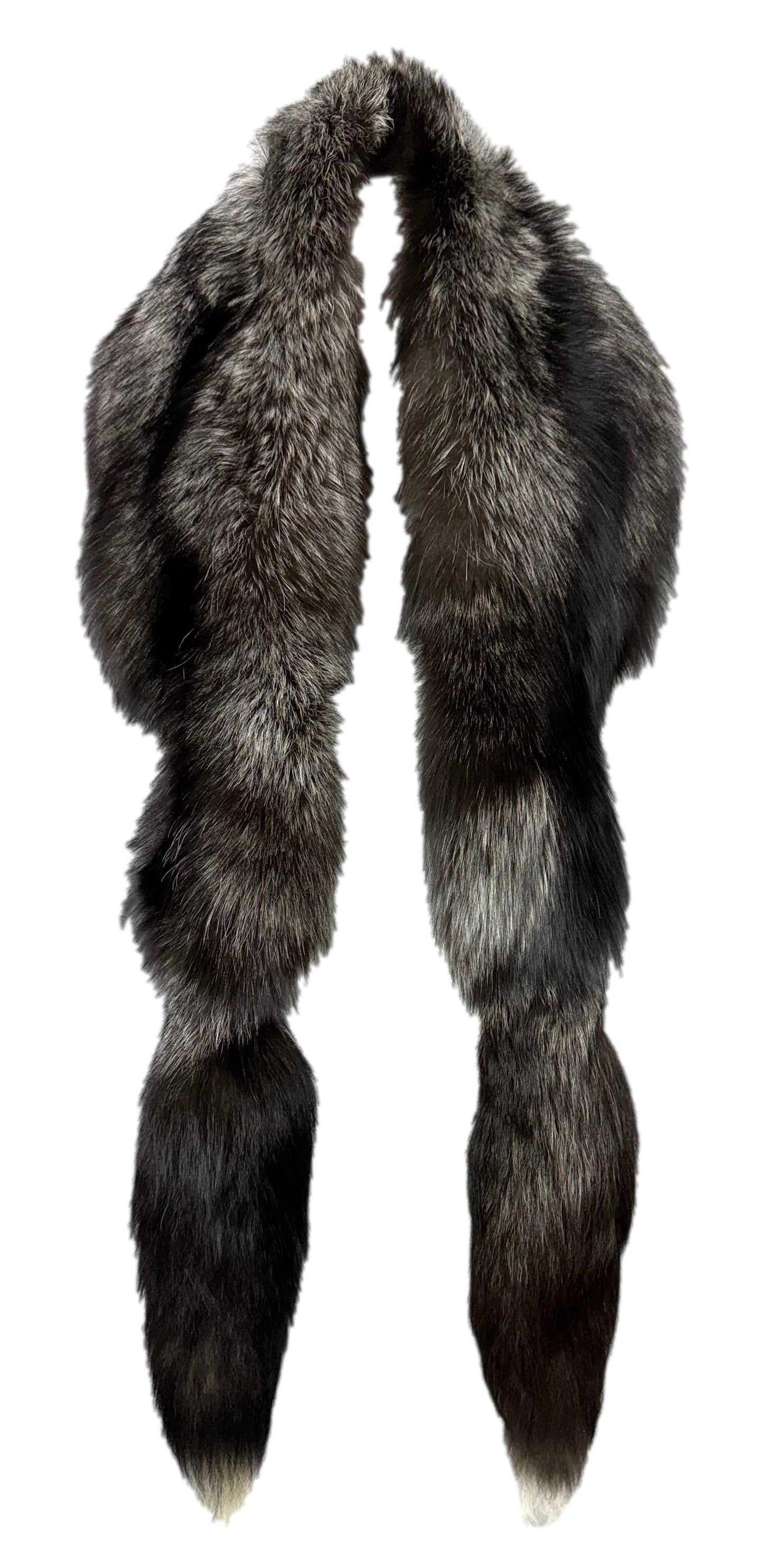 F/W 2001 Fausto Puglisi Runway Large Fox Fur Wrap Shawl