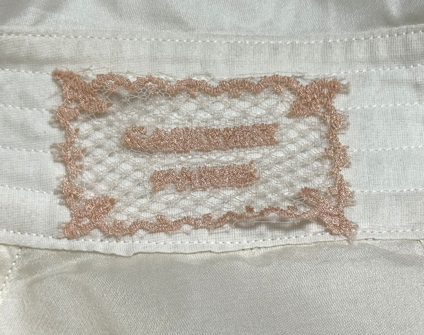 F/W 2001 Jean Paul Gaultier Haute Couture Runway Sheer White Silk Organza Cut-Out Sides Long Trench Coat Jacket Dress