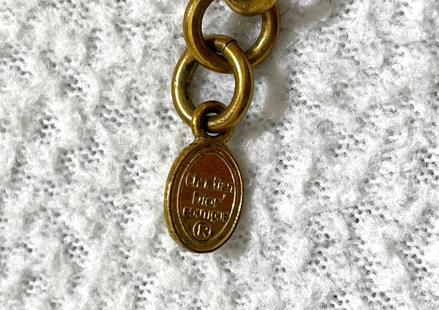 S/S 2001 Christian Dior by John Galliano Haute Couture Runway Huge Gold Mercedes Logo Choker Necklace