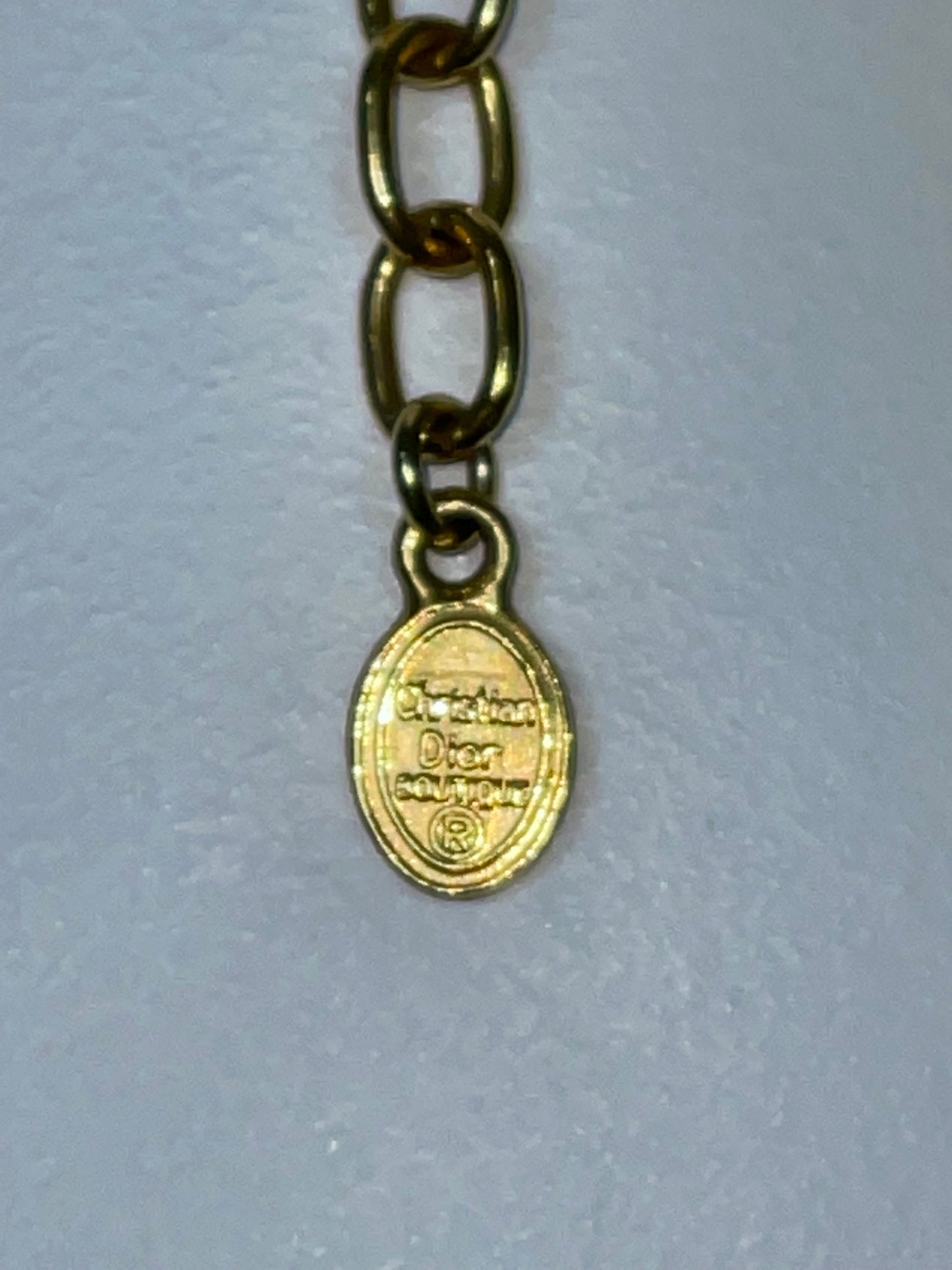 S/S 2001 Christian Dior by John Galliano Haute Couture Large Gold Japanese Fan Necklace