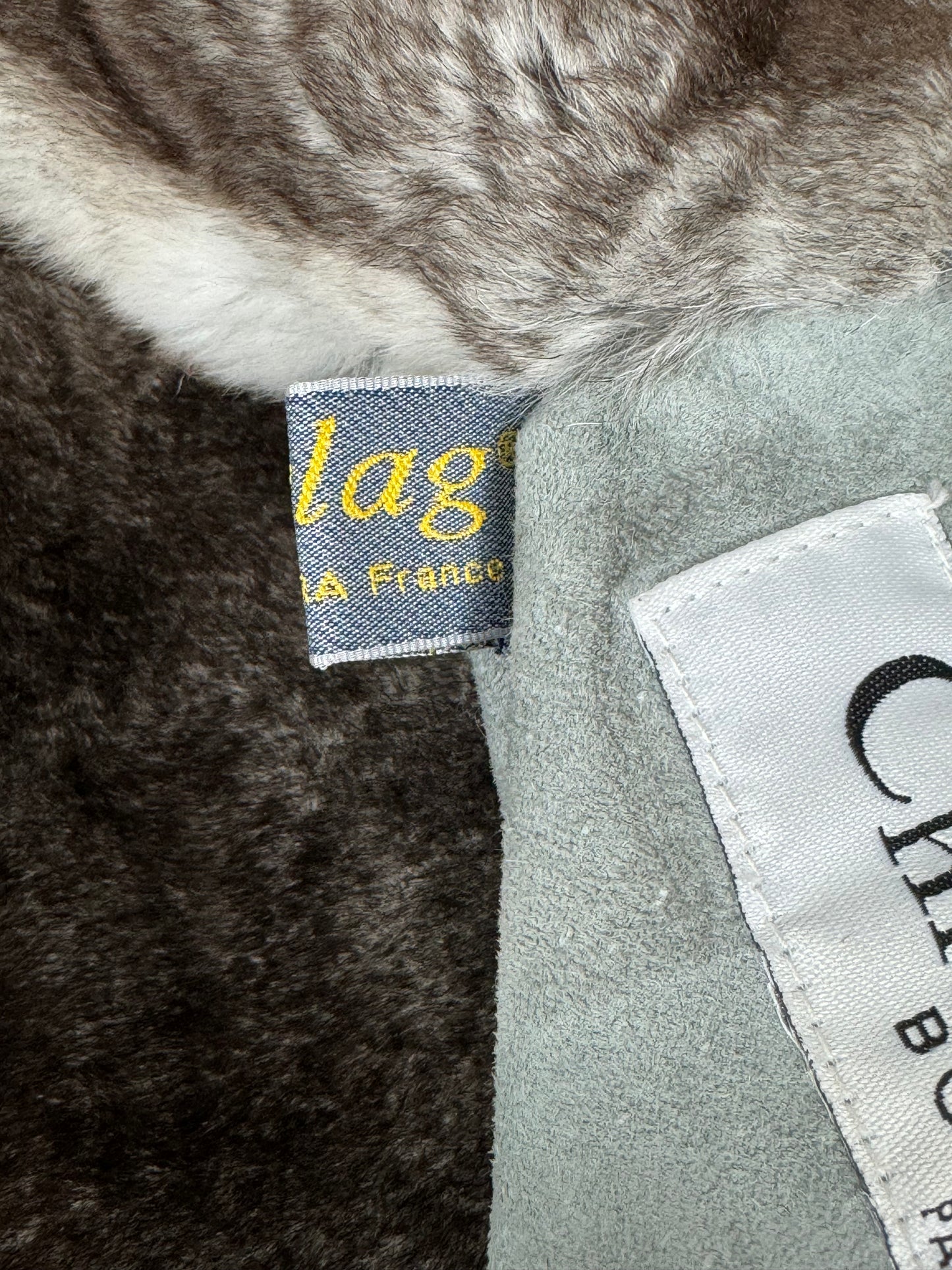 F/W 2002 Christian Dior by John Galliano Gray Orylag Chinchilla Fur Long Coat