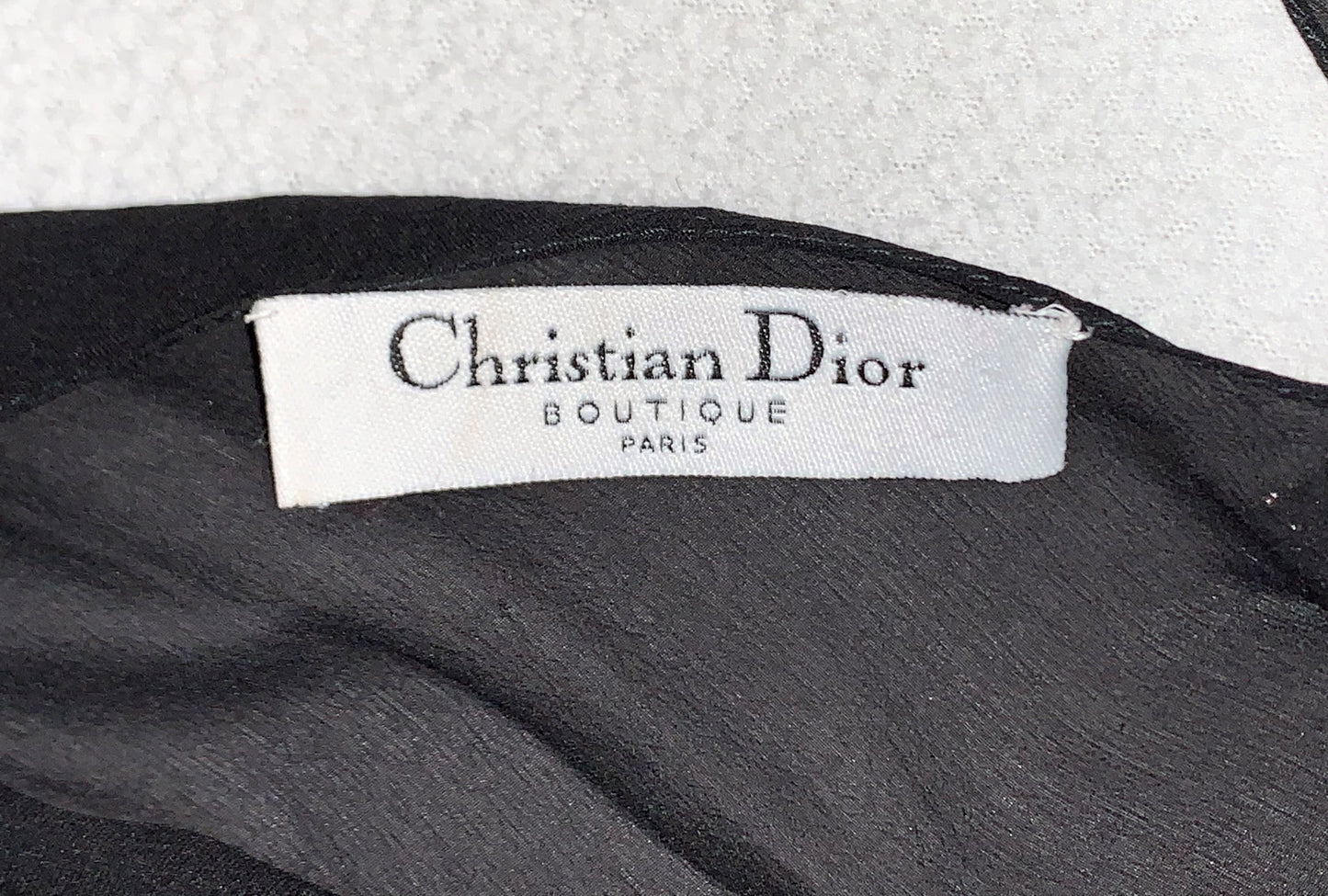 F/W 2002 Christian Dior by John Galliano Runway Plunging 1920's Style Sheer Black Silk Mermaid Maxi Dress