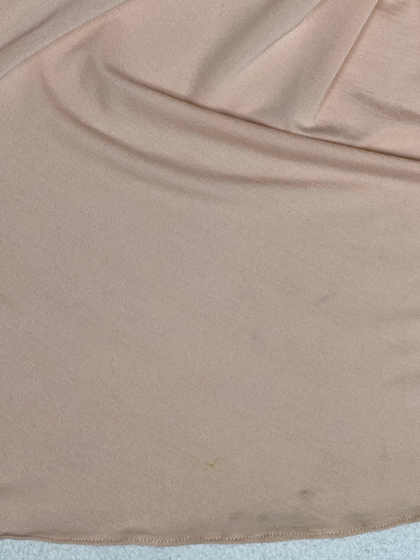 S/S 2003 Christian Dior x John Galliano Plunging 1930's Flapper Style Nude Pink Bow Backless Gown Dress