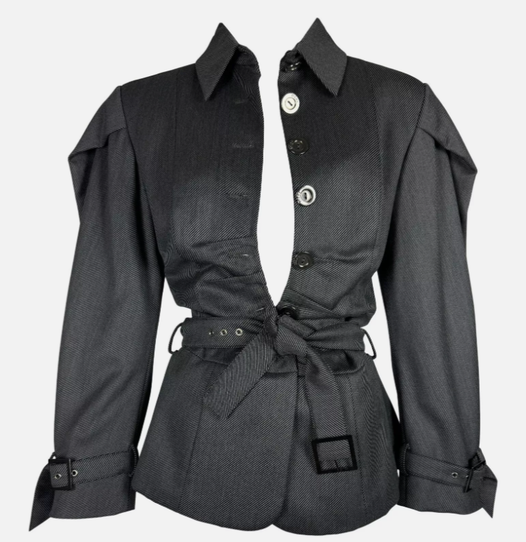 S/S 2003 Christian Dior by John Galliano Haute Couture Military Style Jacket
