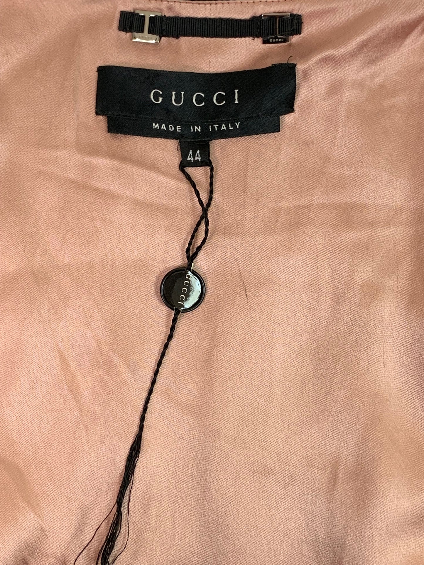 S/S 2003 Gucci by Tom Ford Runway Black Embroidered Cherry Blossom Kimono Dress Jacket
