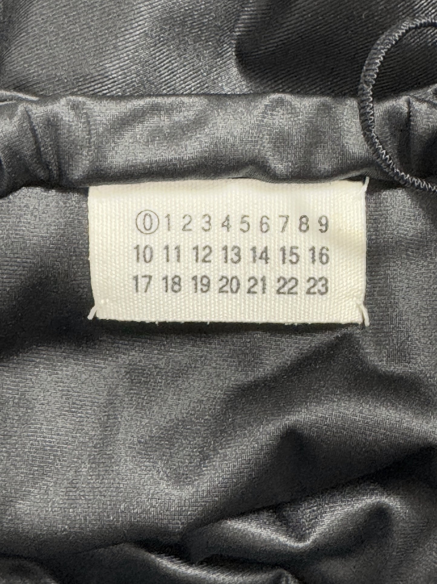S/S 2003 Maison Martin Margiela Artisanal Runway Plunging Black Lace Trim Slip Dress