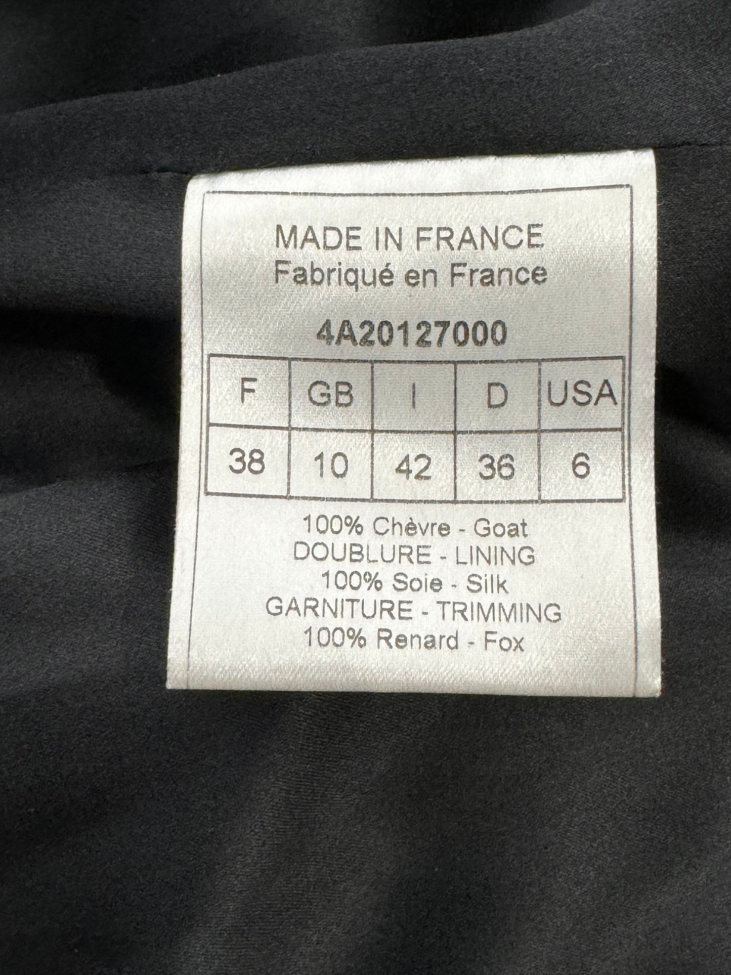 2004 Christian Dior by John Galliano Black Leather Fox Fur Metal Plate Biker Motorcycle Jacket
