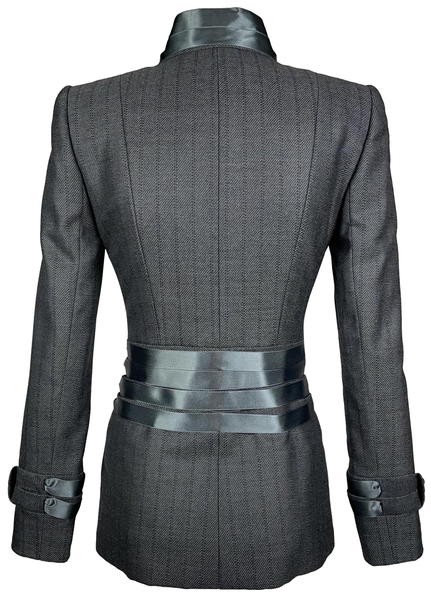 F/W 2004 Christian Dior by John Galliano Haute Couture 1940's Style Old Hollywood Military Jacket