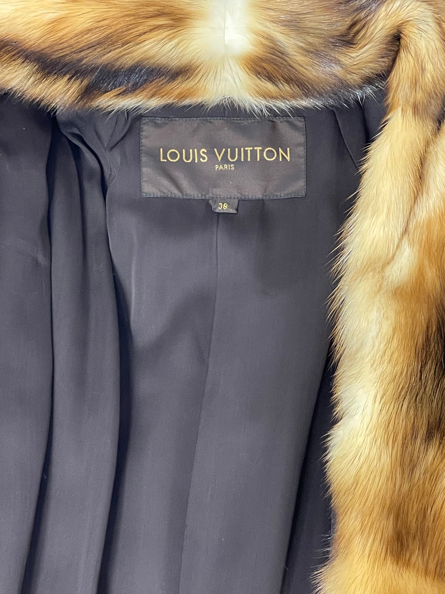 F/W 2004 Louis Vuitton by Marc Jacobs Runway Fitch Fur Long Coat