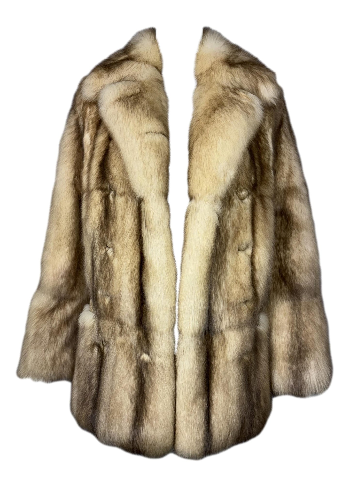 F/W 2004 Valentino Sable Fur & Crocodile Coat Jacket
